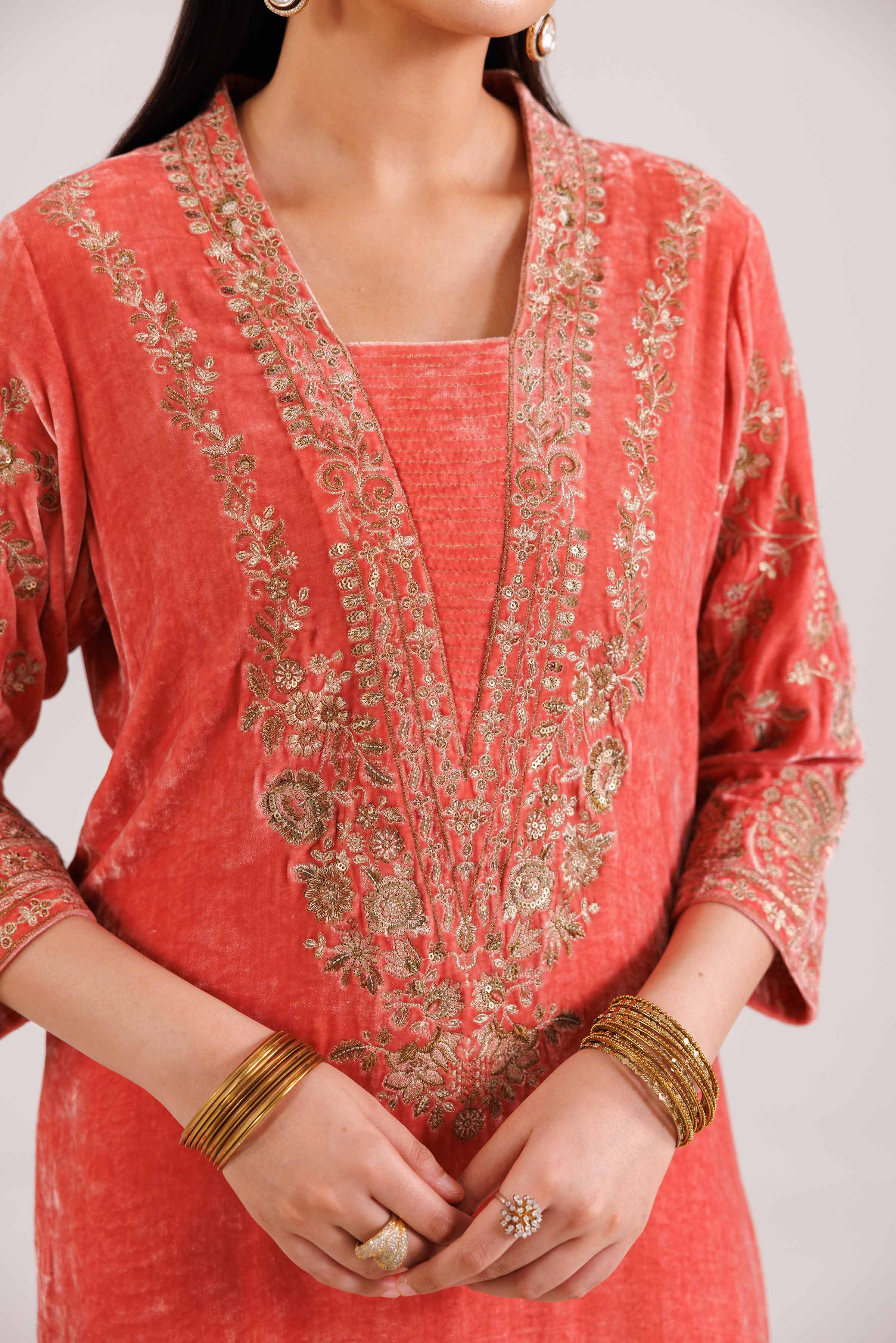 2 Piece - Embroidered Suit - KFW25-26 for Women - Pret Collection | Nishat | Shop Online