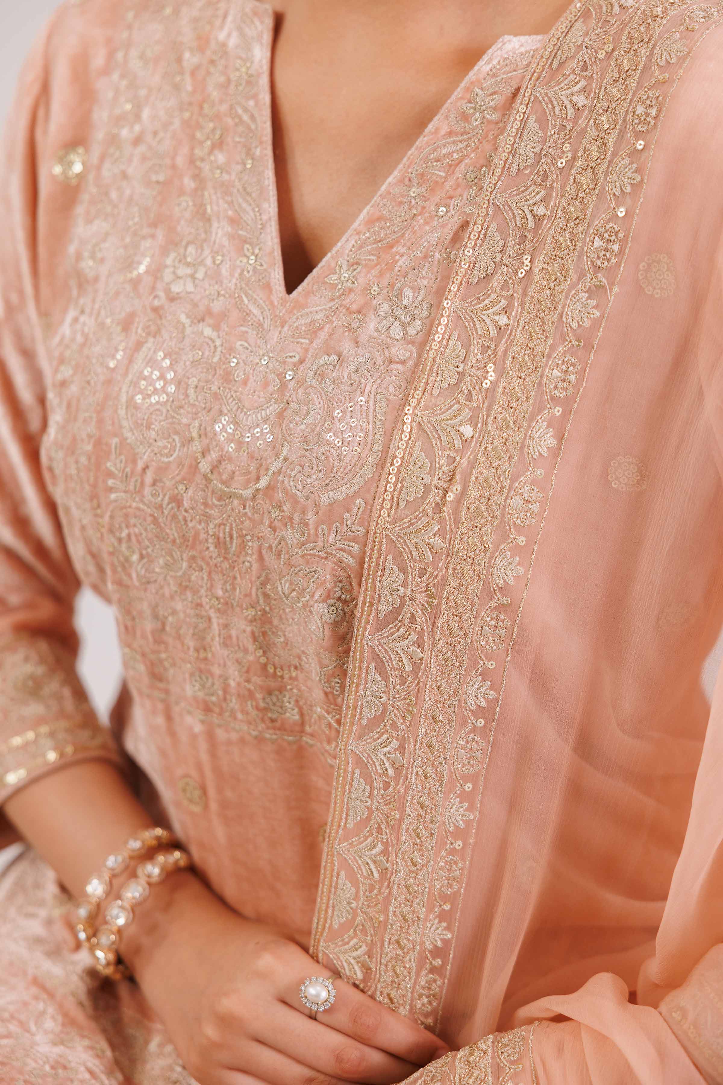 3 Piece - Embroidered Suit - KFW25-28 for Women - Pret Collection | Nishat | Shop Online