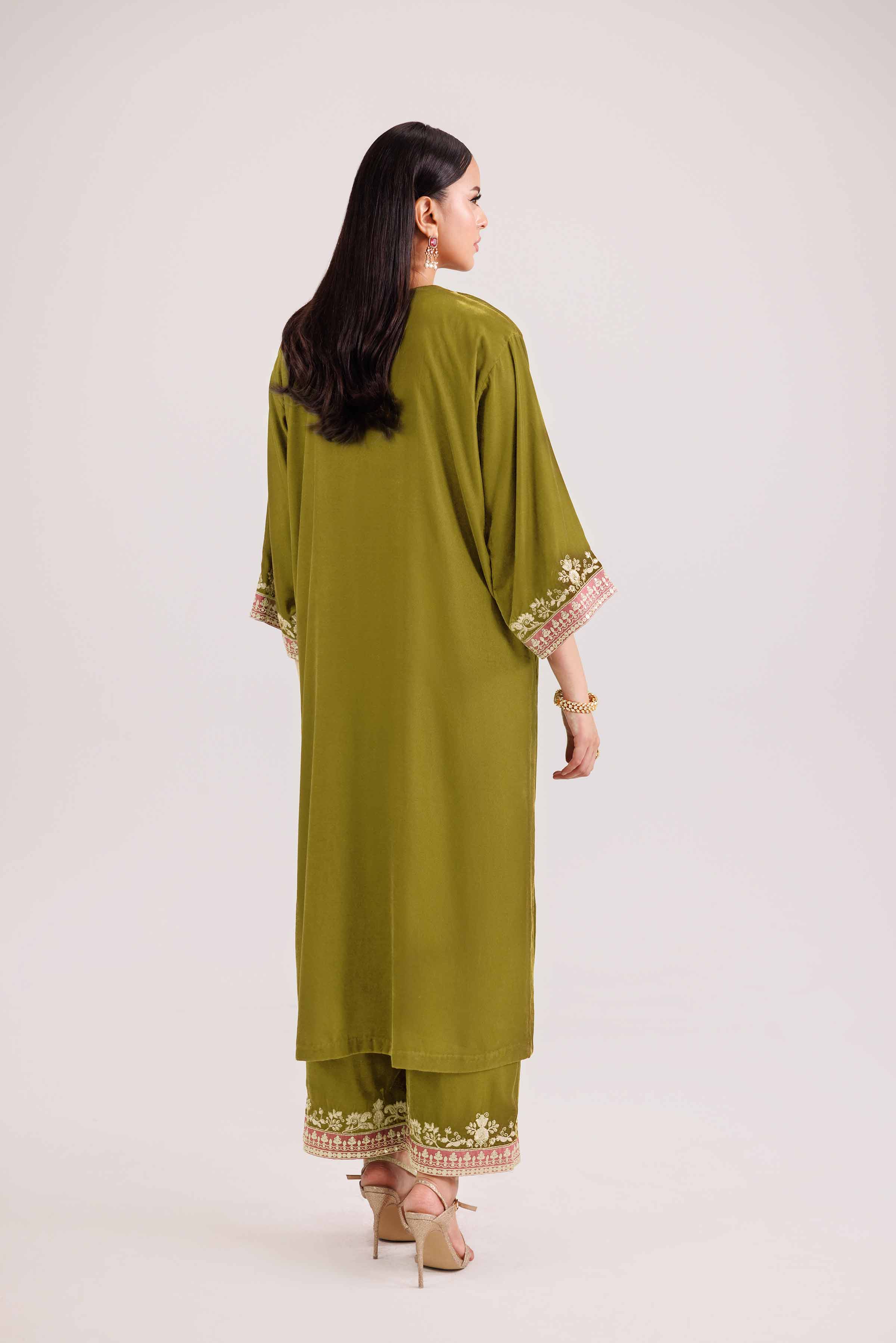 2 Piece - Embroidered Suit - KFW25-30
