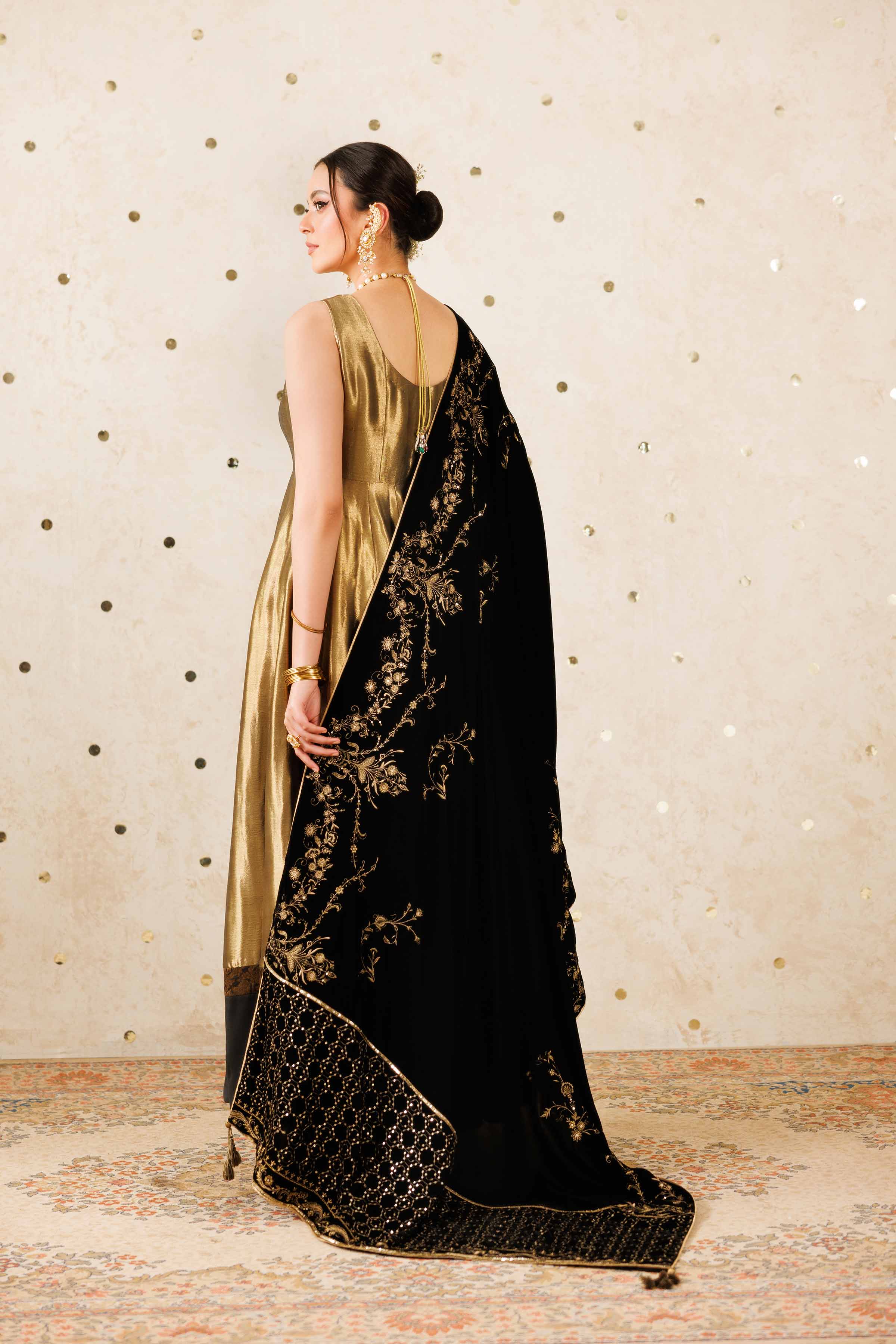 Embroidered Shawl - KFW25-49 Luxury Pret Cross Season Edit 2025