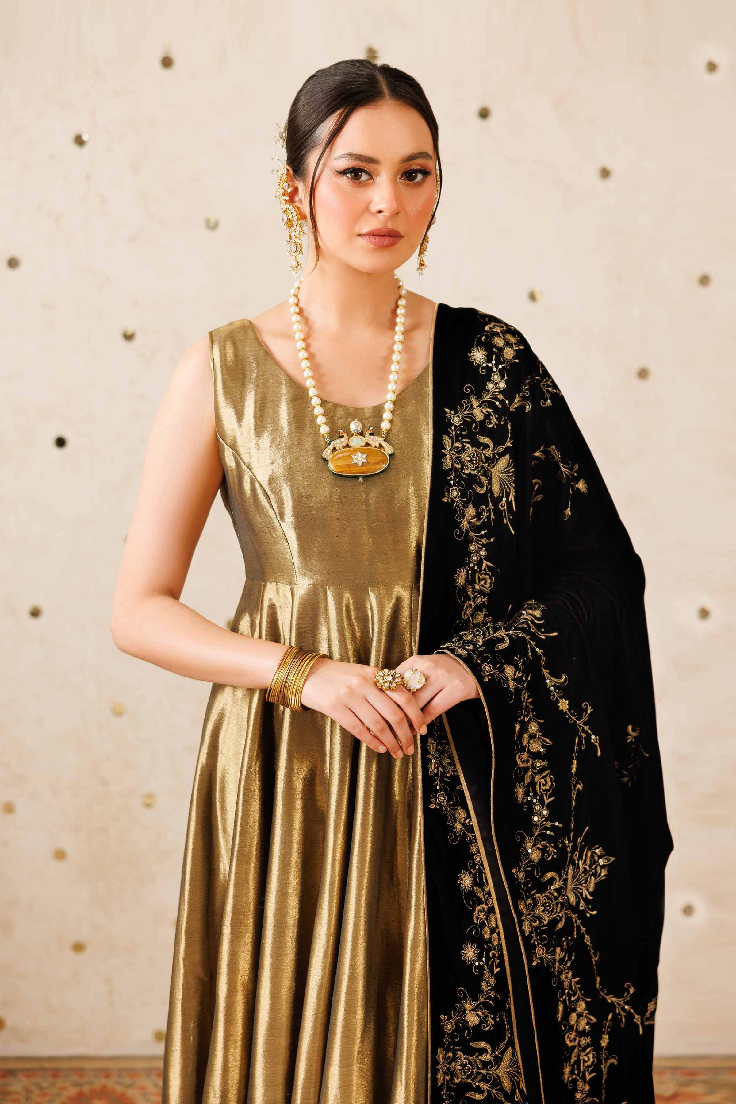 Embroidered Shawl - KFW25-49
