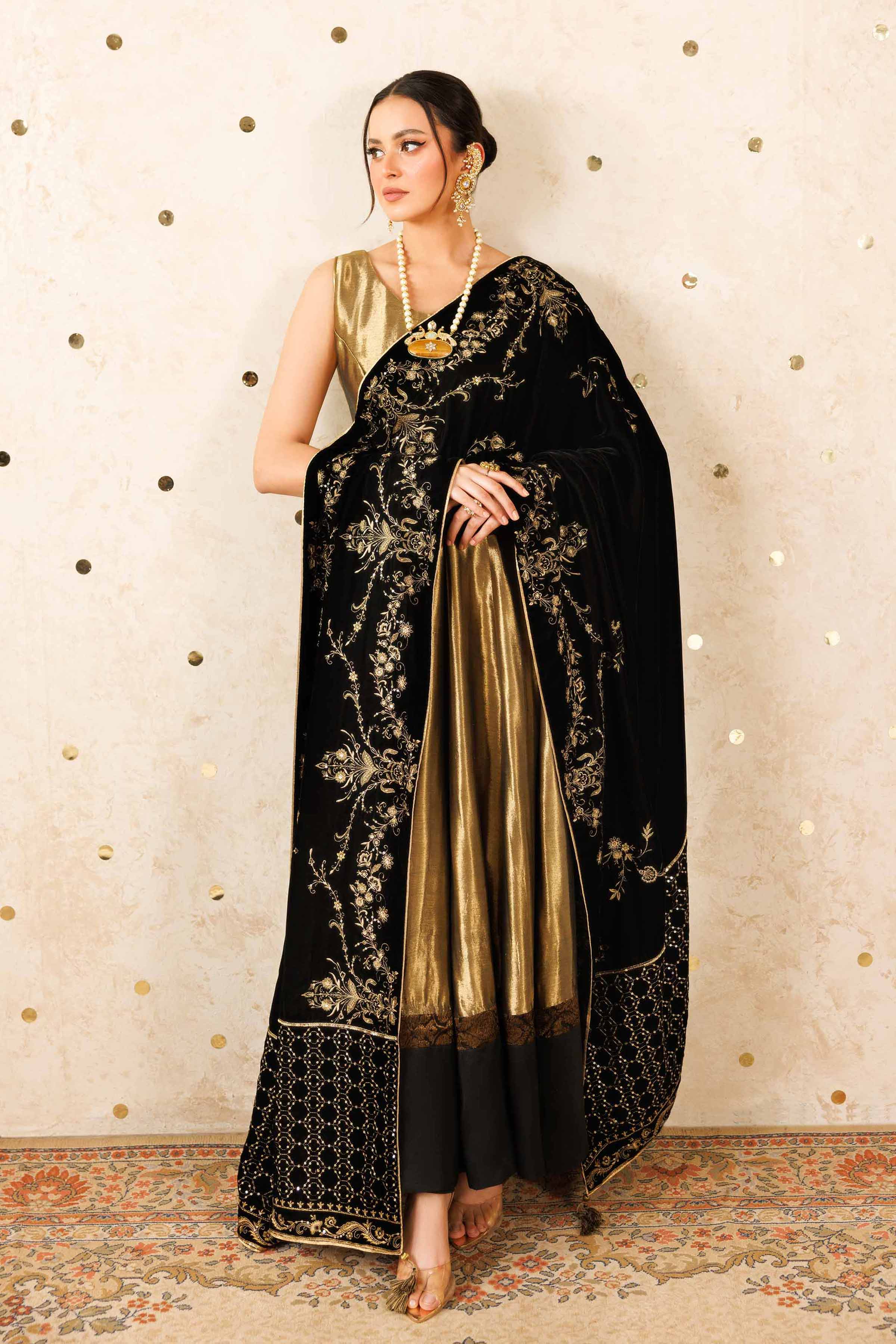 Embroidered Shawl - KFW25-49
