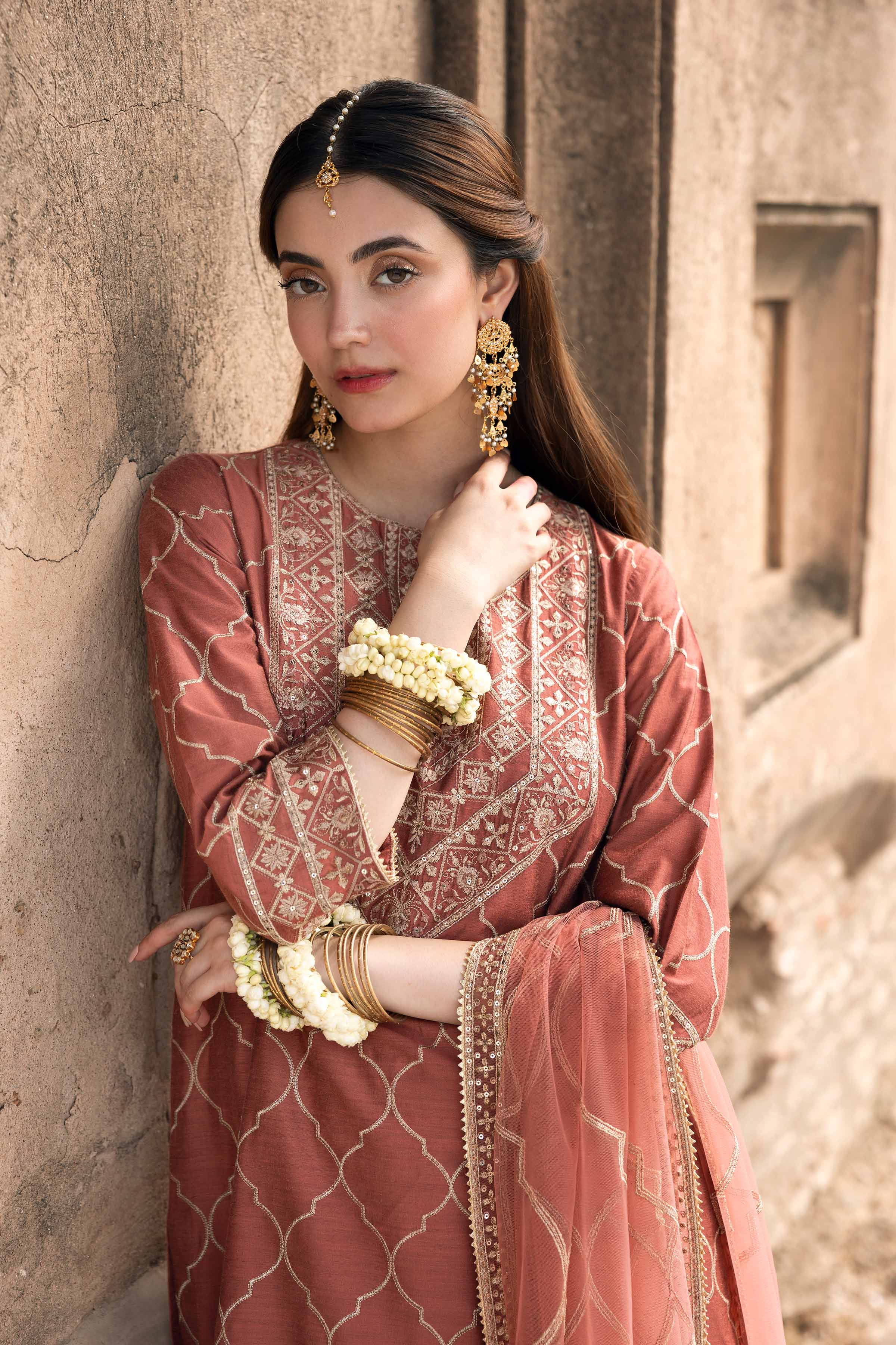 3 Piece - Embroidered Suit - KFW25-74