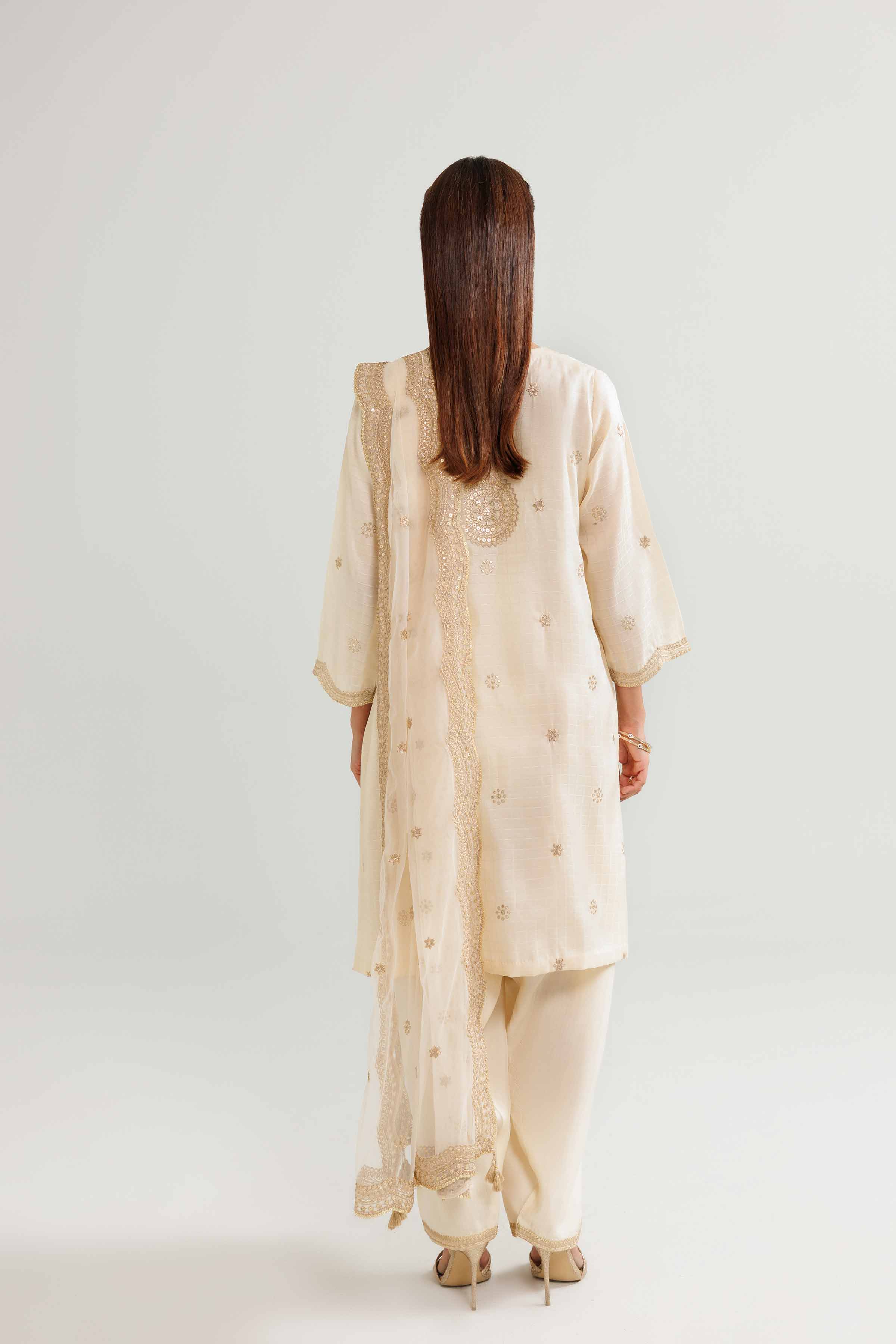 3 Piece - Embroidered Suit - KFW25-85 for Women - Pret Collection | Nishat | Shop Online