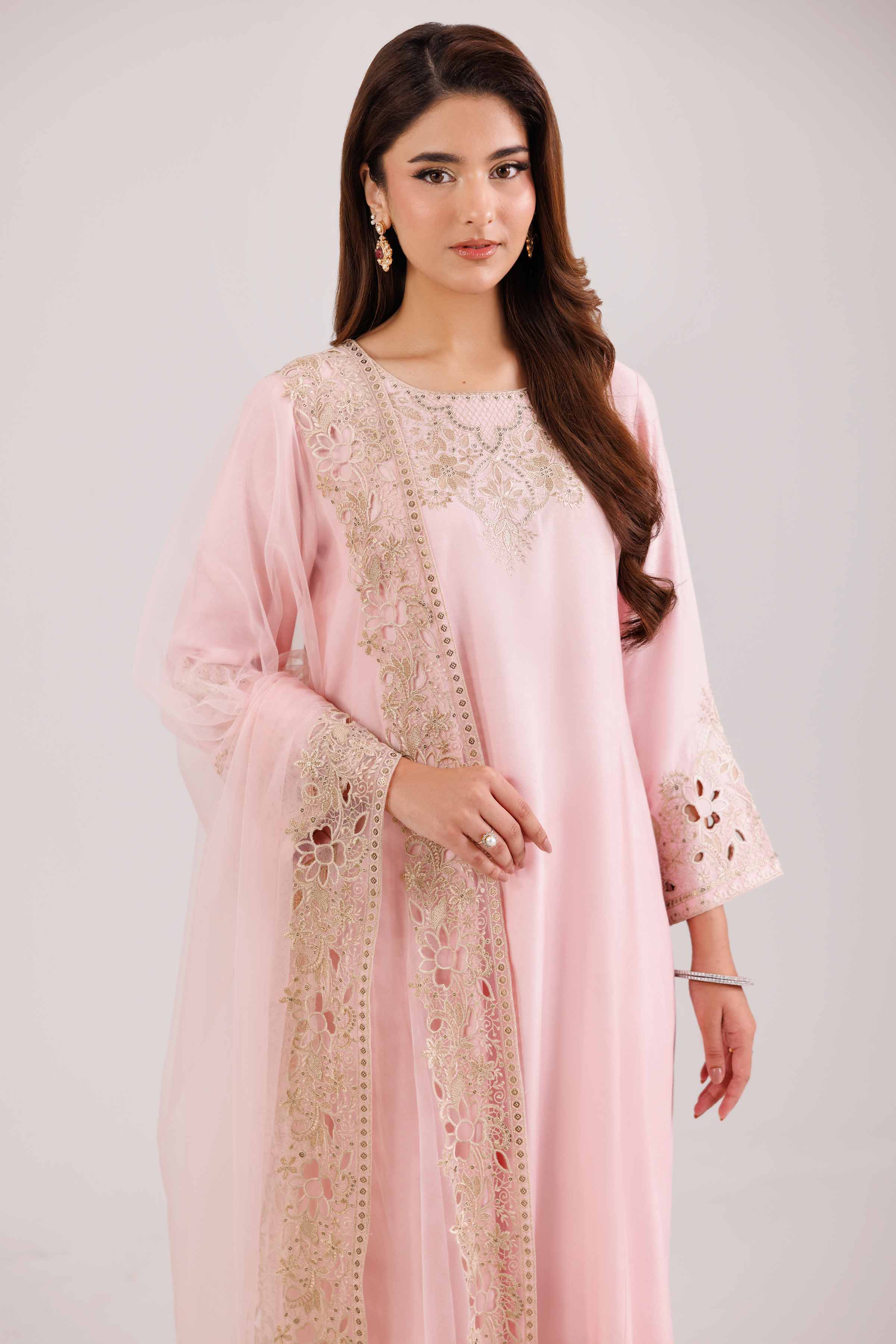 3 Piece - Embroidered Suit - KFW25-87 for Women - Pret Collection | Nishat | Shop Online