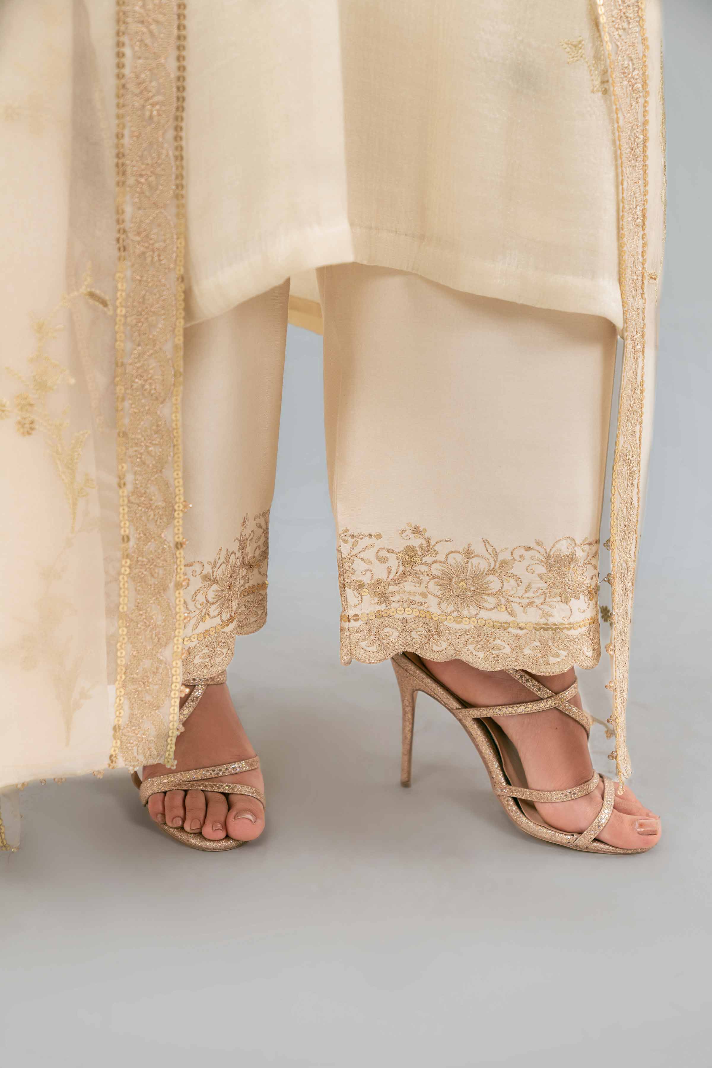 3 Piece - Embroidered Suit - KFW25-90 for Women - Pret Collection | Nishat | Shop Online