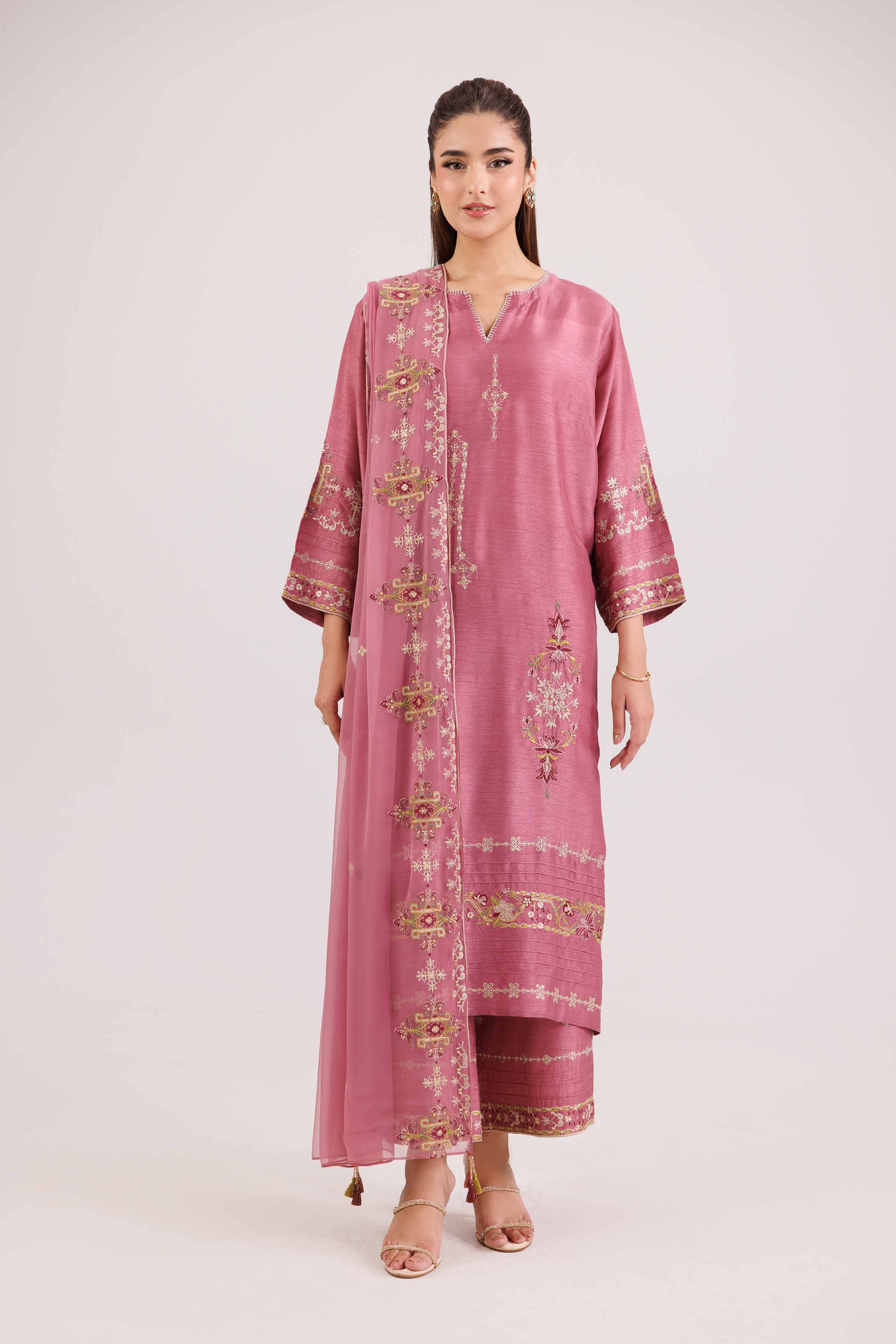 3 Piece - Embroidered Suit - KFW25-92Shop