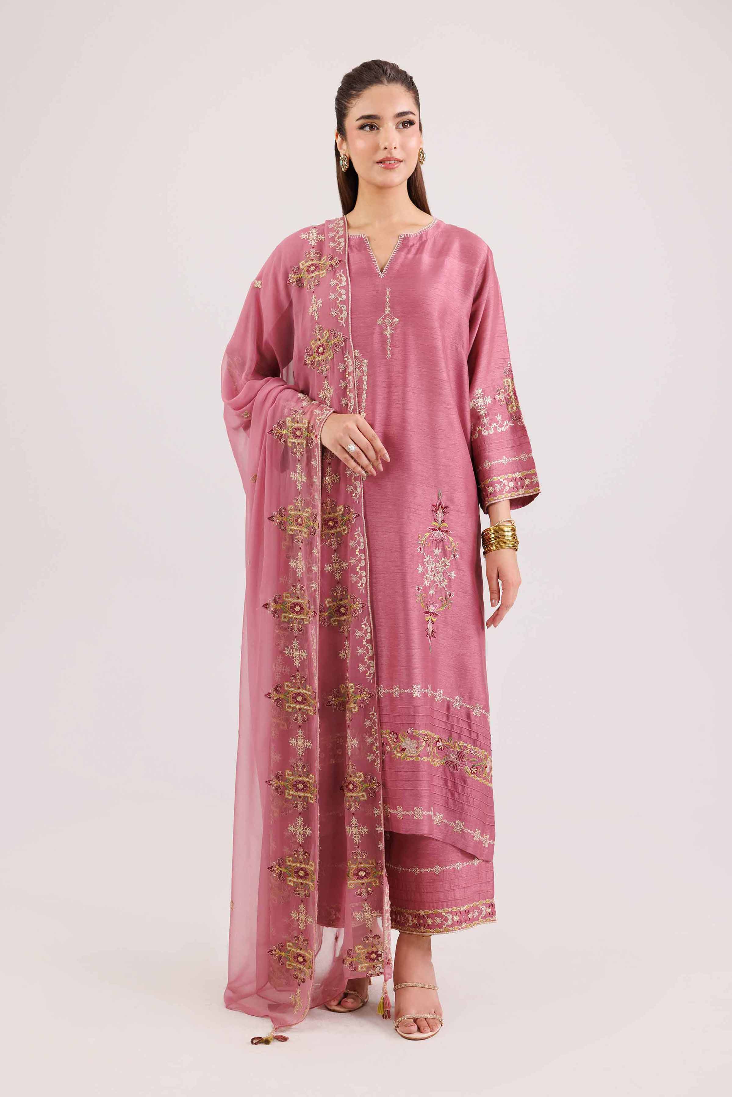 3 Piece - Embroidered Suit - KFW25-92Shop