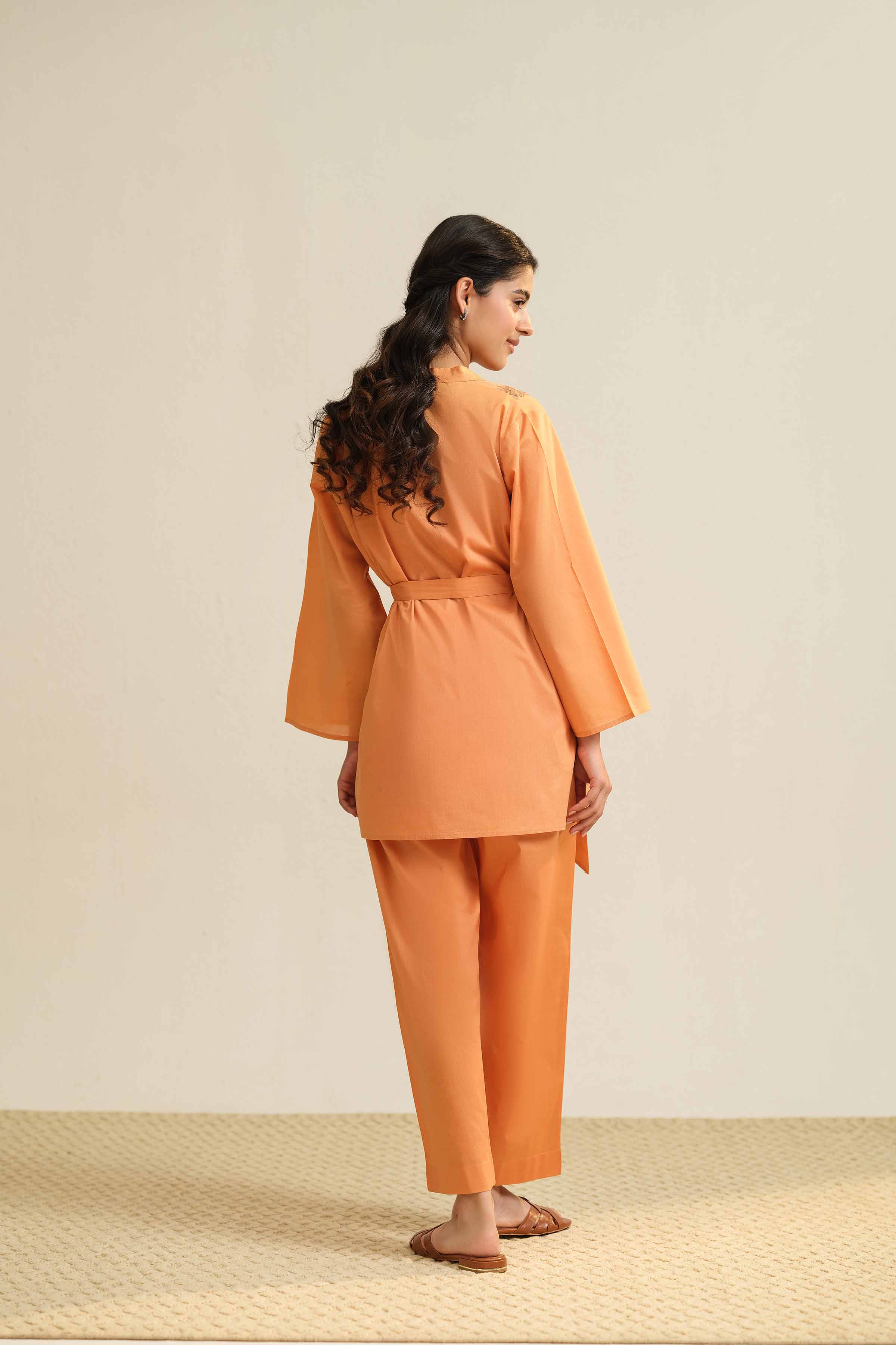 3 Piece - Embroidered Loungewear - KLS25-10