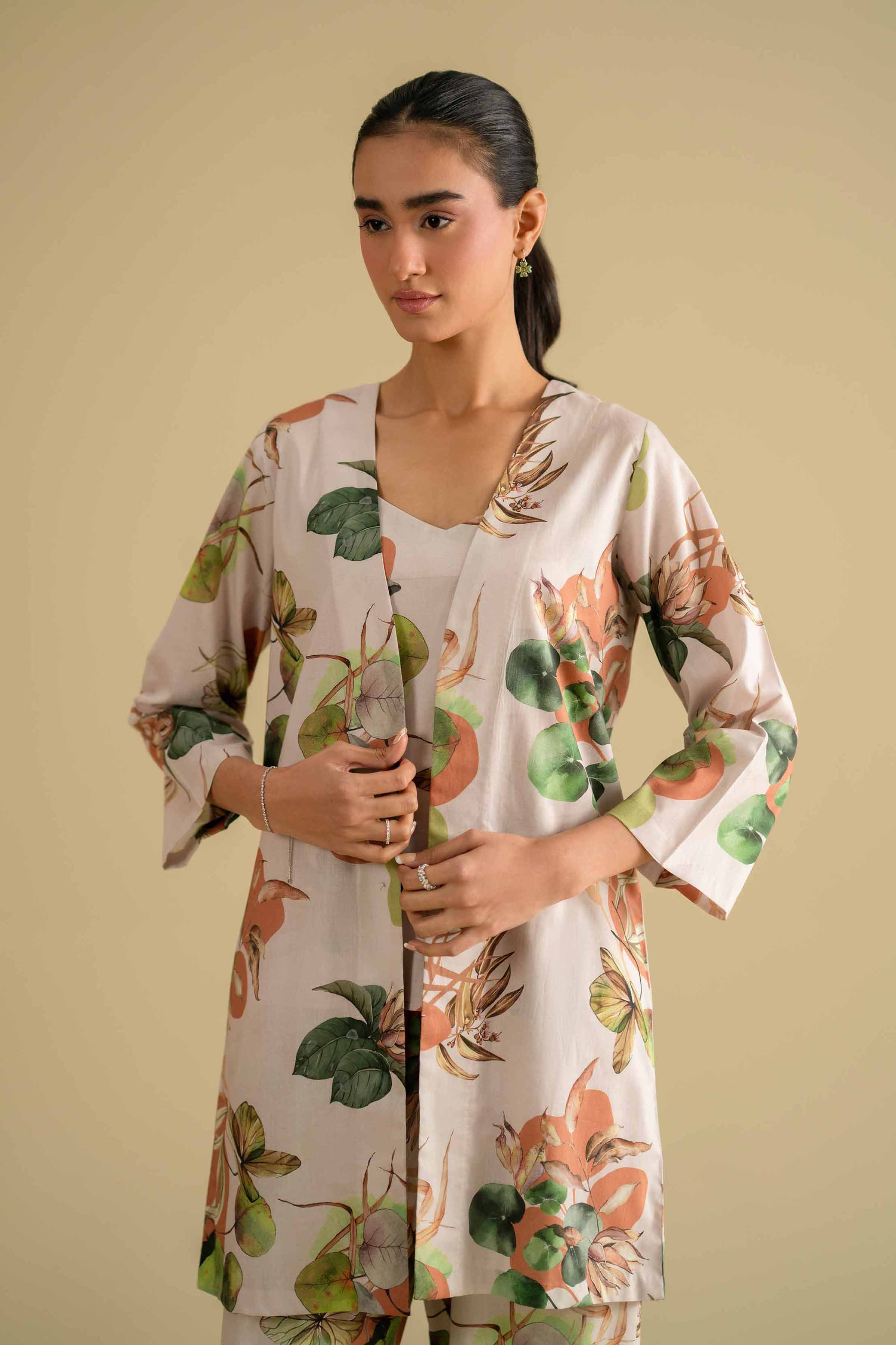 3 Piece - Printed Loungewear - KLS26-03 for Women - Pret Collection | Nishat | Shop Online