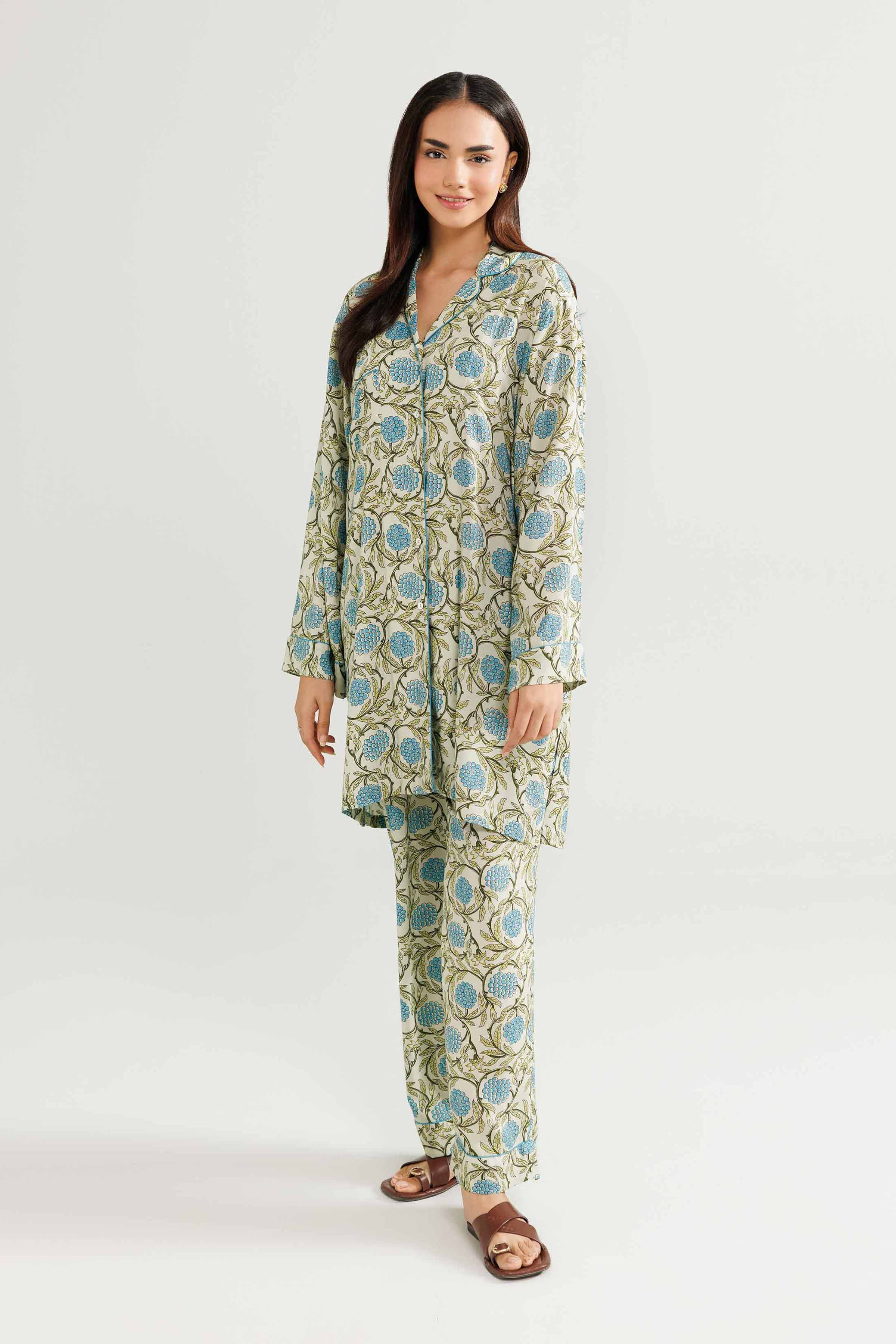 2 Piece - Printed Suit - KLW25-01 for Women - Pret Collection | Nishat | Shop Online