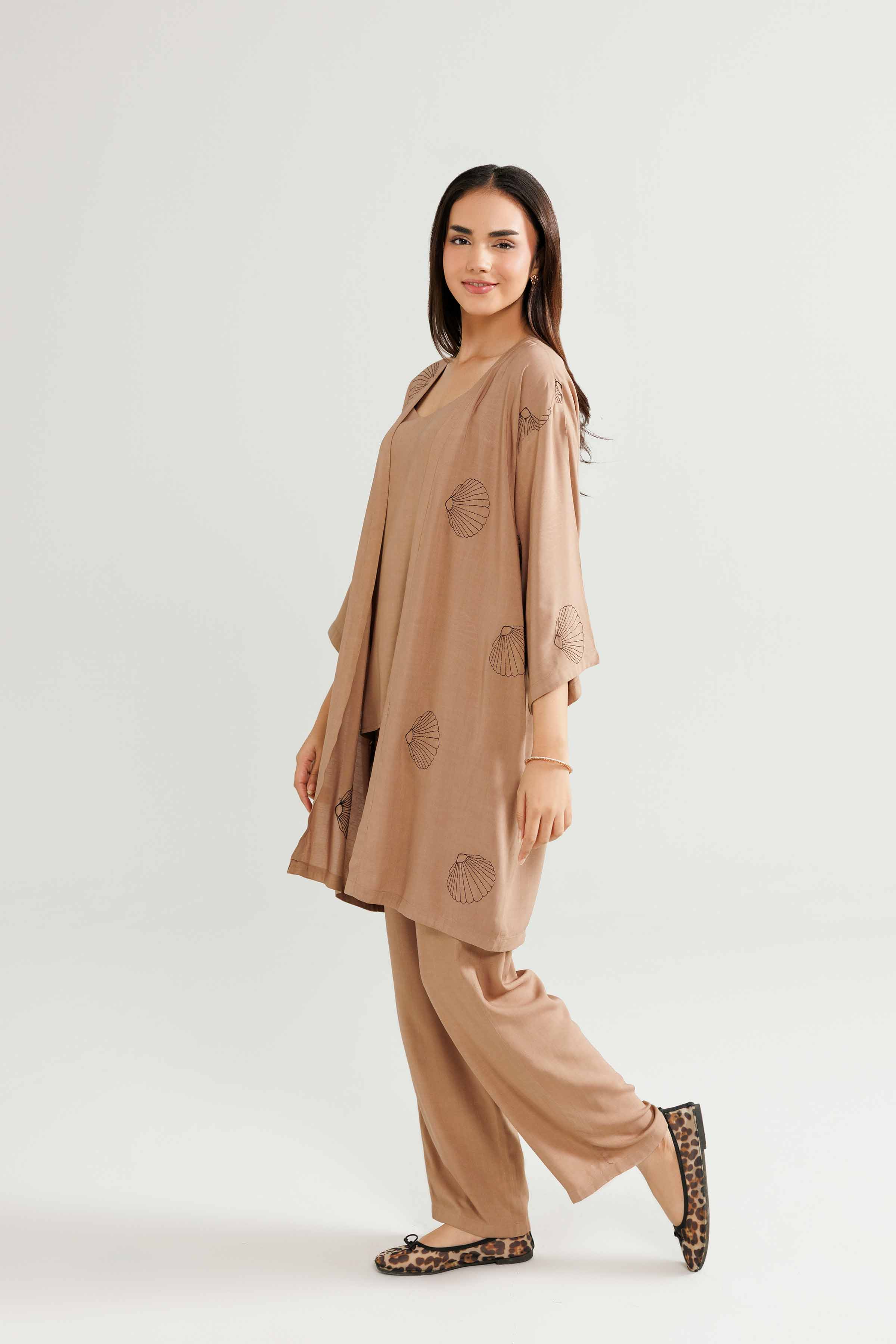 3 Piece - Embroidered Loungewear - KLW25-04 for Women - Pret Collection | Nishat | Shop Online
