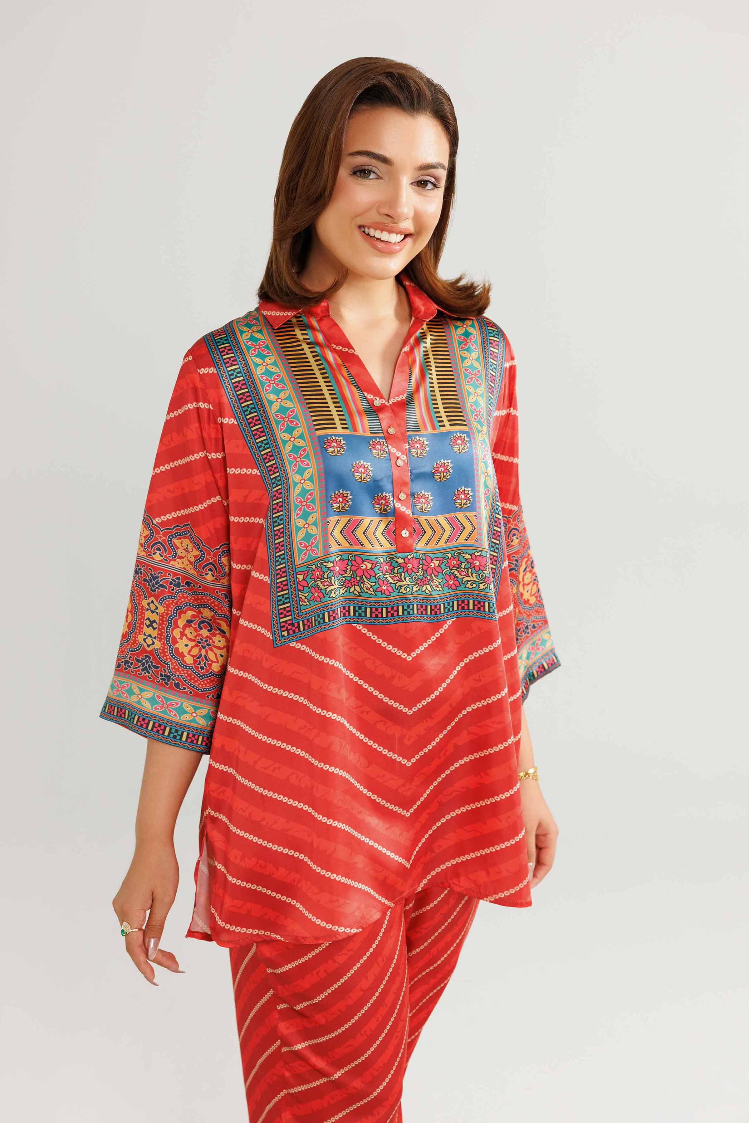 2 Piece - Embroidered Suit - KLW25-08 Luxury Pret Cross Season Edit 2025