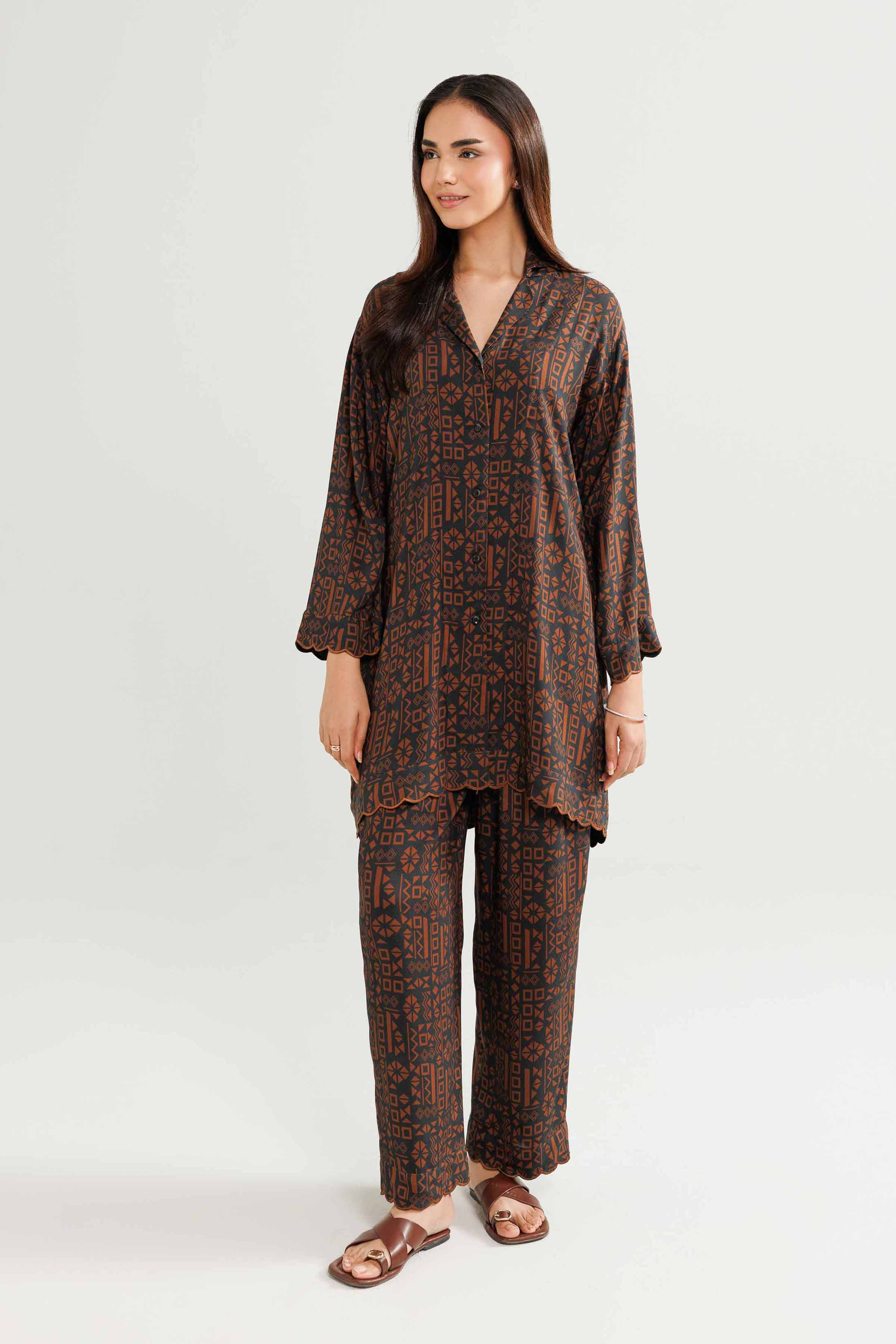 2 Piece - Embroidered Suit - KLW25-11 for Women - Pret Collection | Nishat | Shop Online