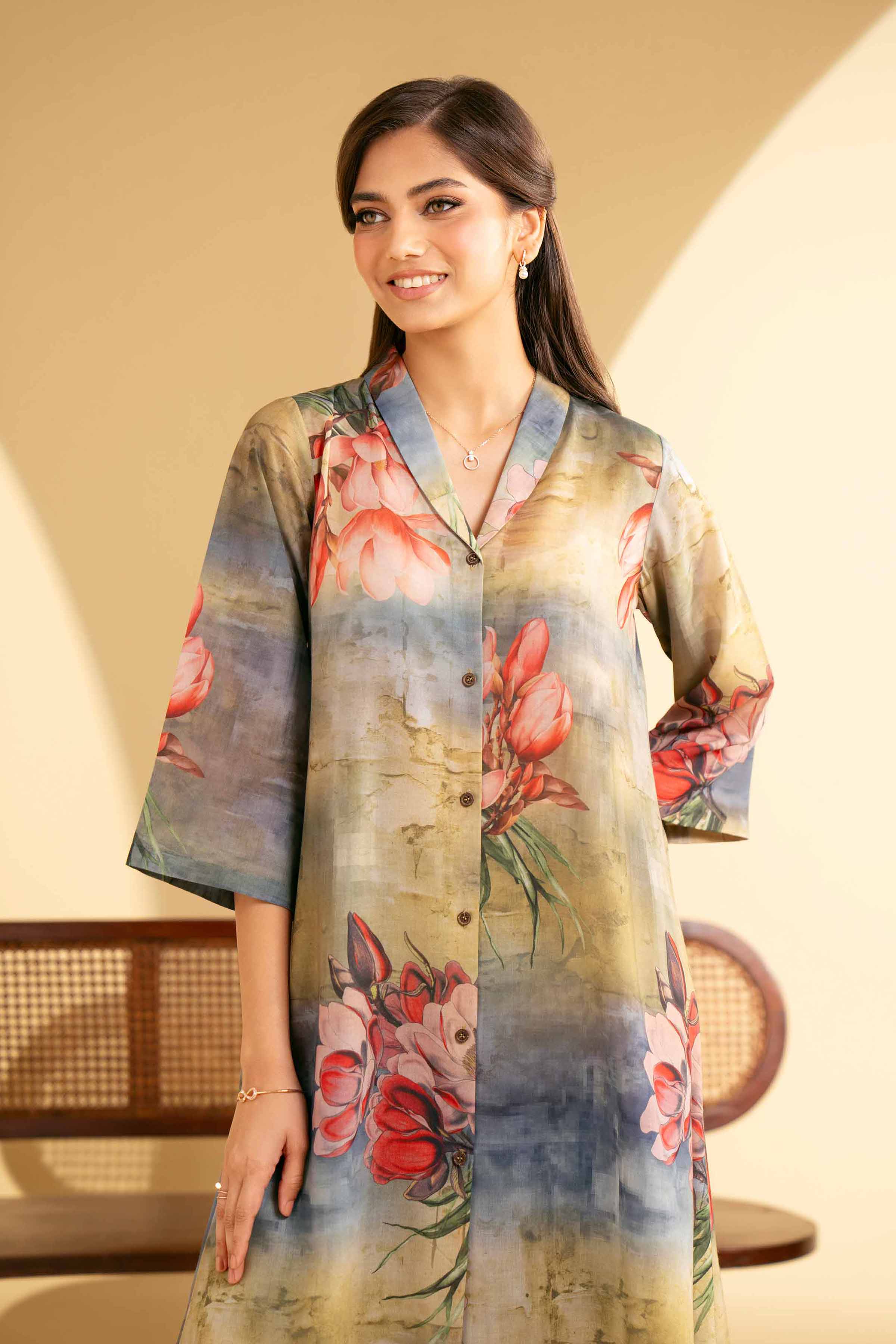 2 Piece - Printed Suit - KPE25-01