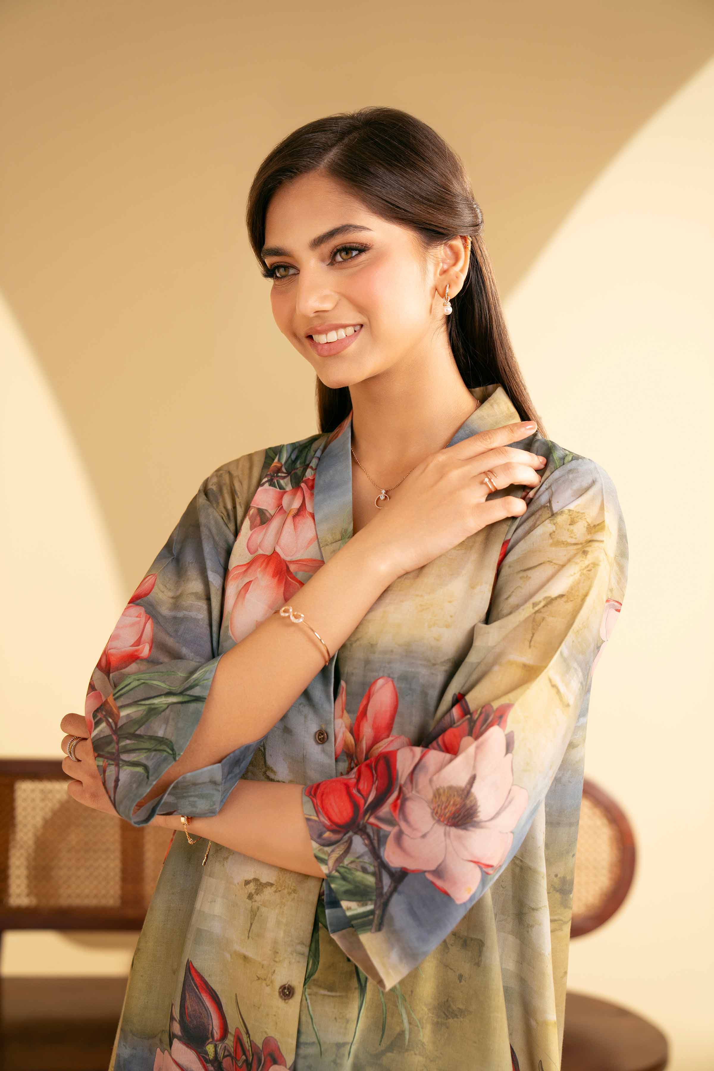 2 Piece - Printed Suit - KPE25-01