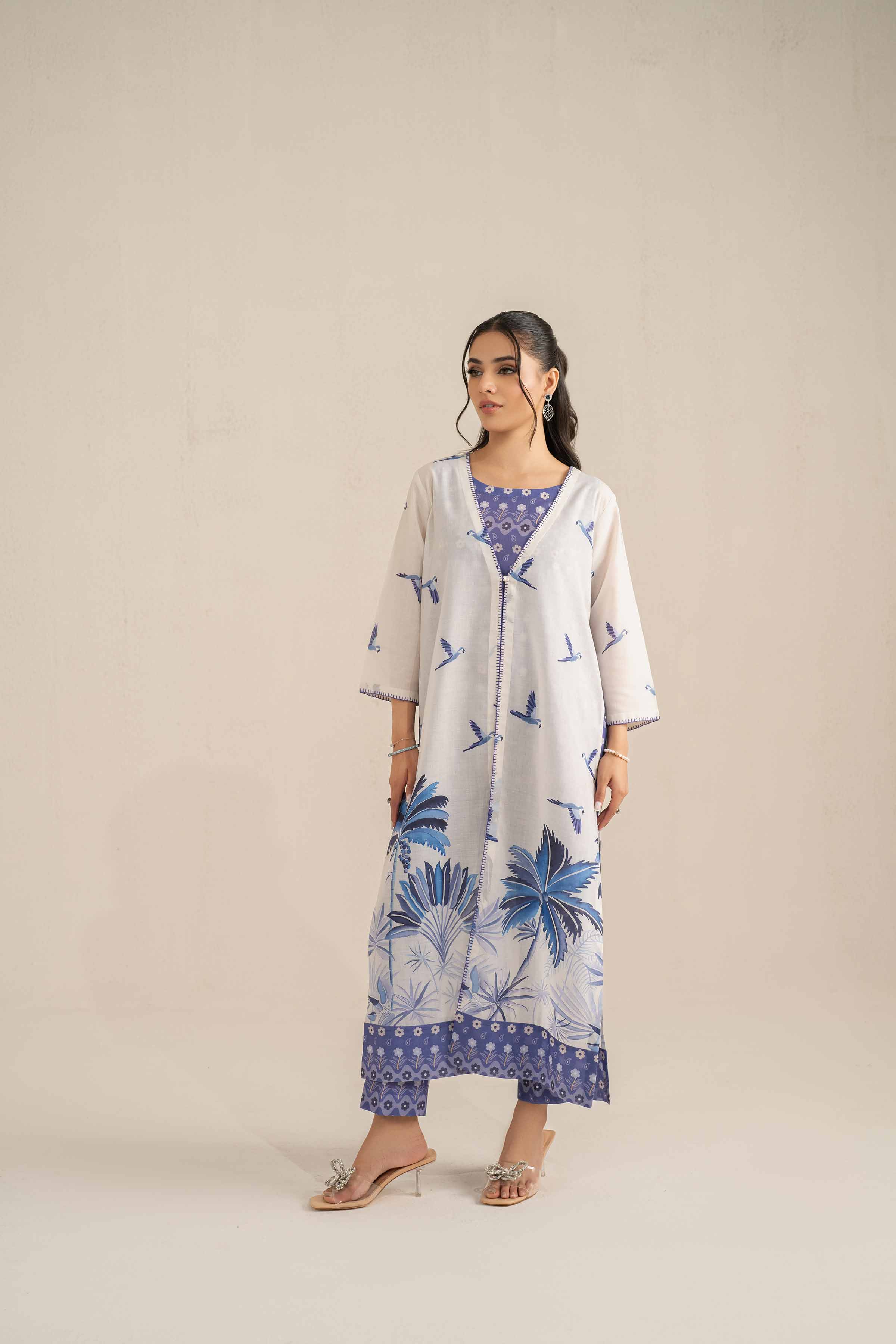 3 Piece - Printed Suit - KPS25-05