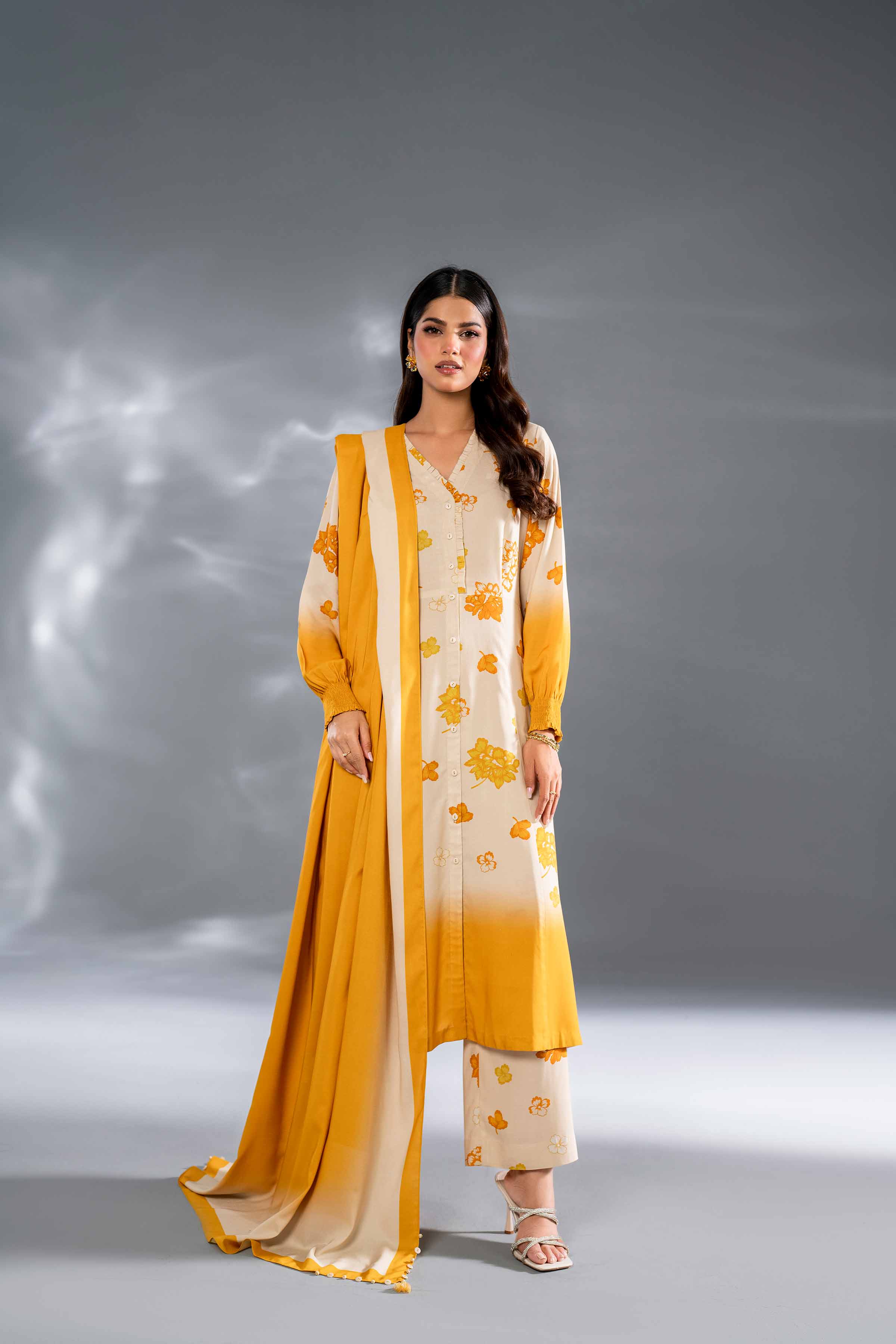 3 Piece - Printed Suit - KPW24-02
