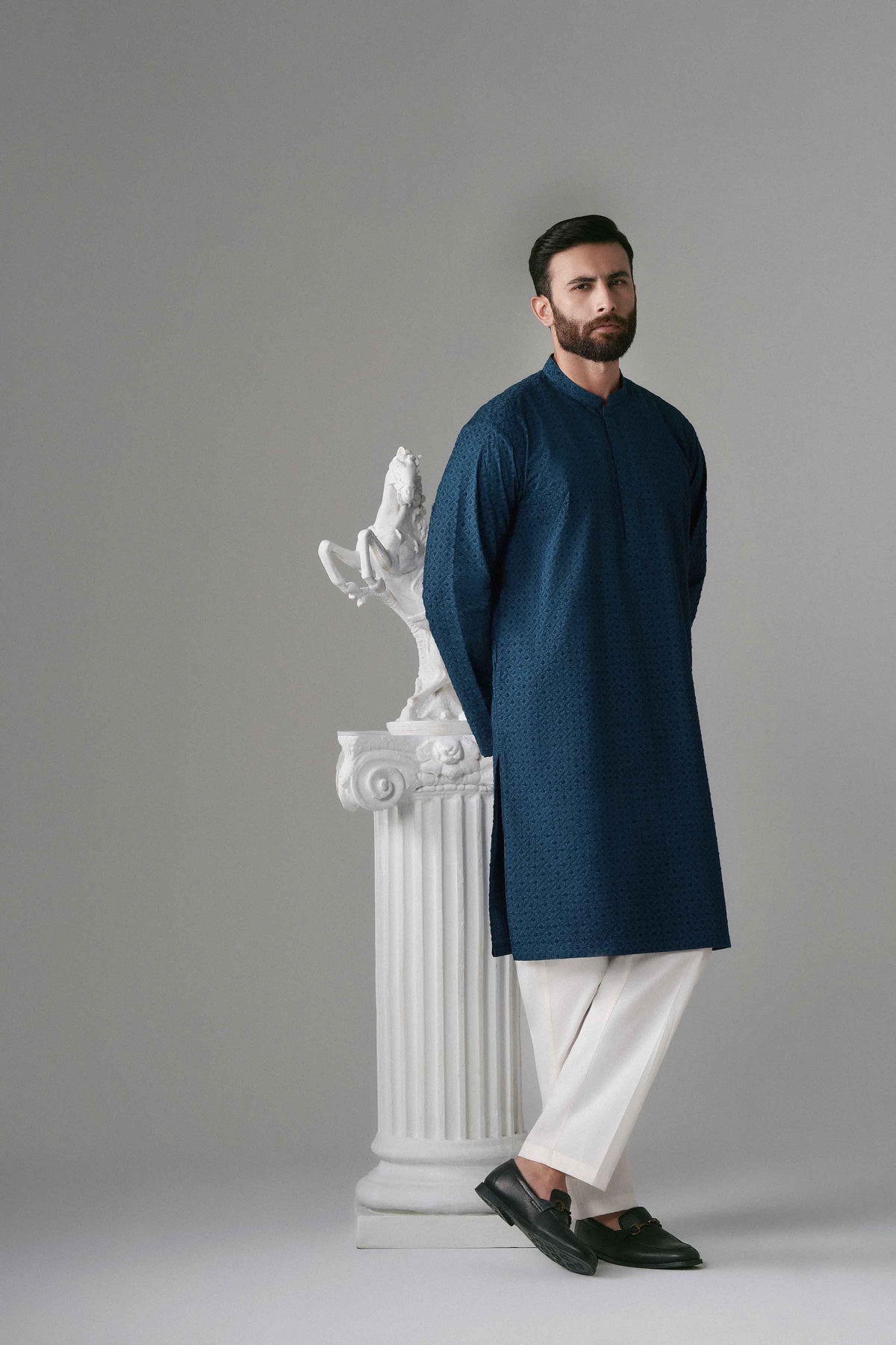 Embroidered Kurta - NLWS26-01 – Men’s Stitched Collection | Nishat | Shop Online