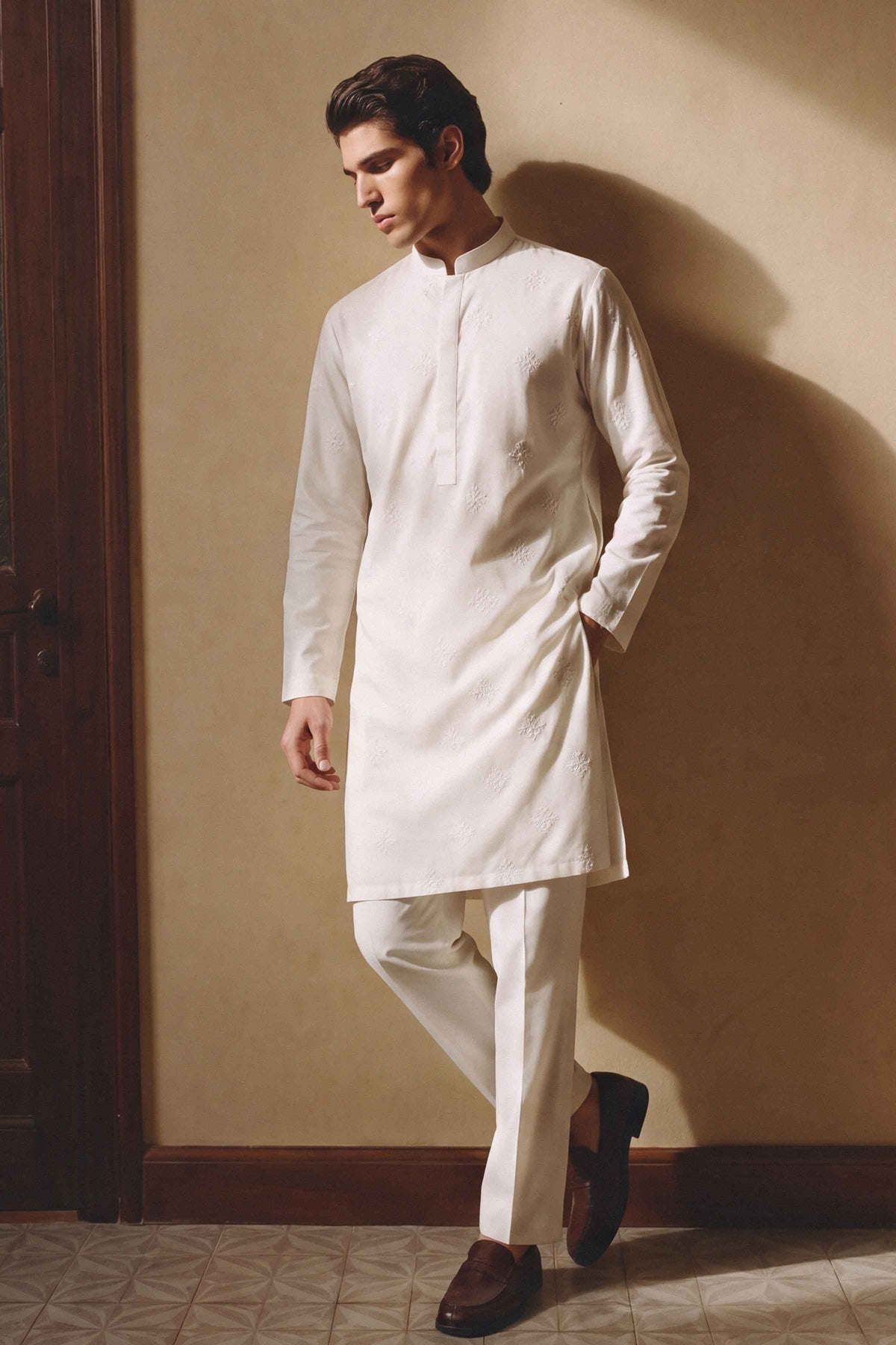Embroidered Kurta - NLWS26-02 – Men’s Stitched Collection | Nishat | Shop Online