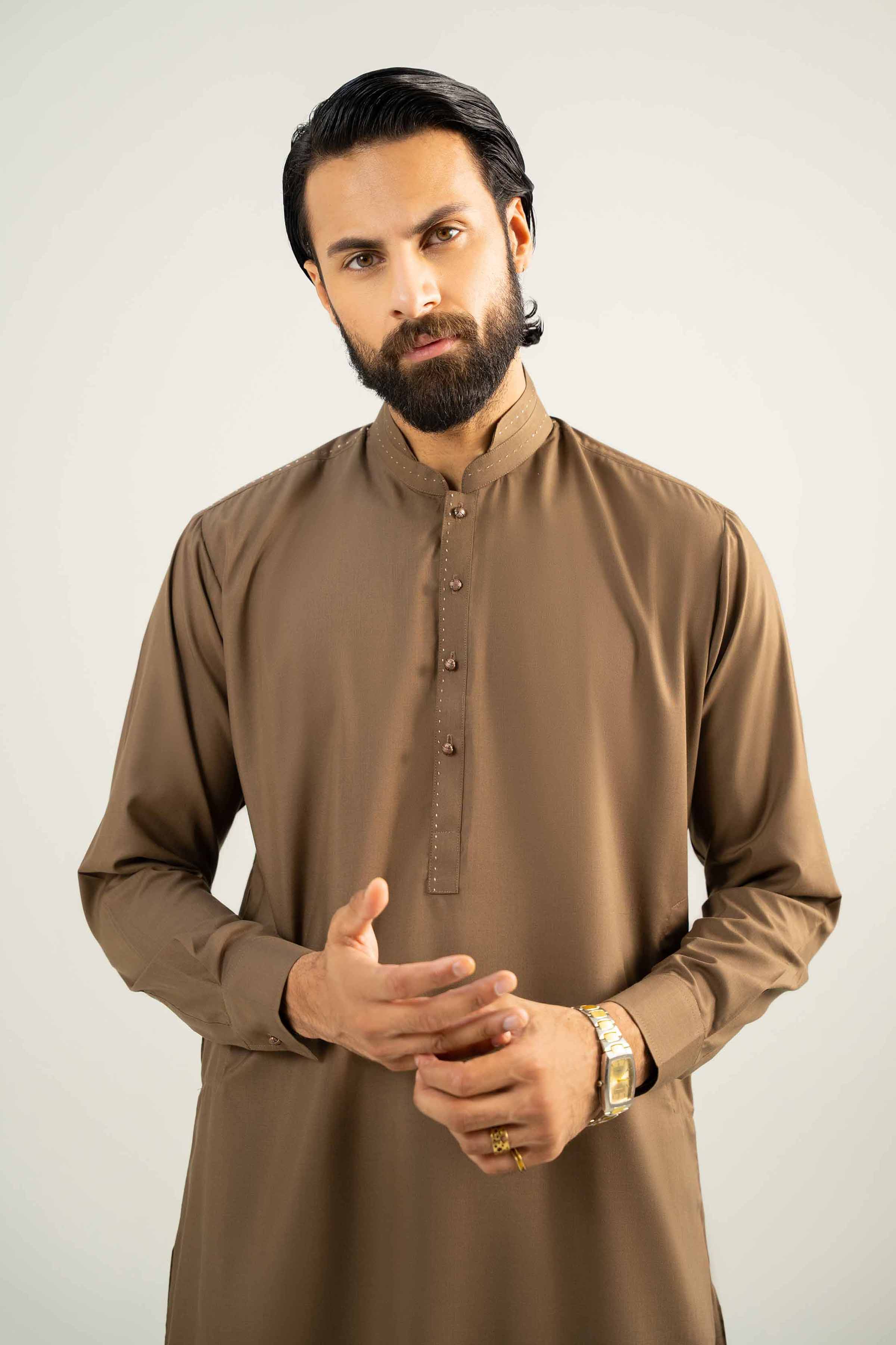 2 Piece - Embroidered Suit - NMST-SM25-6