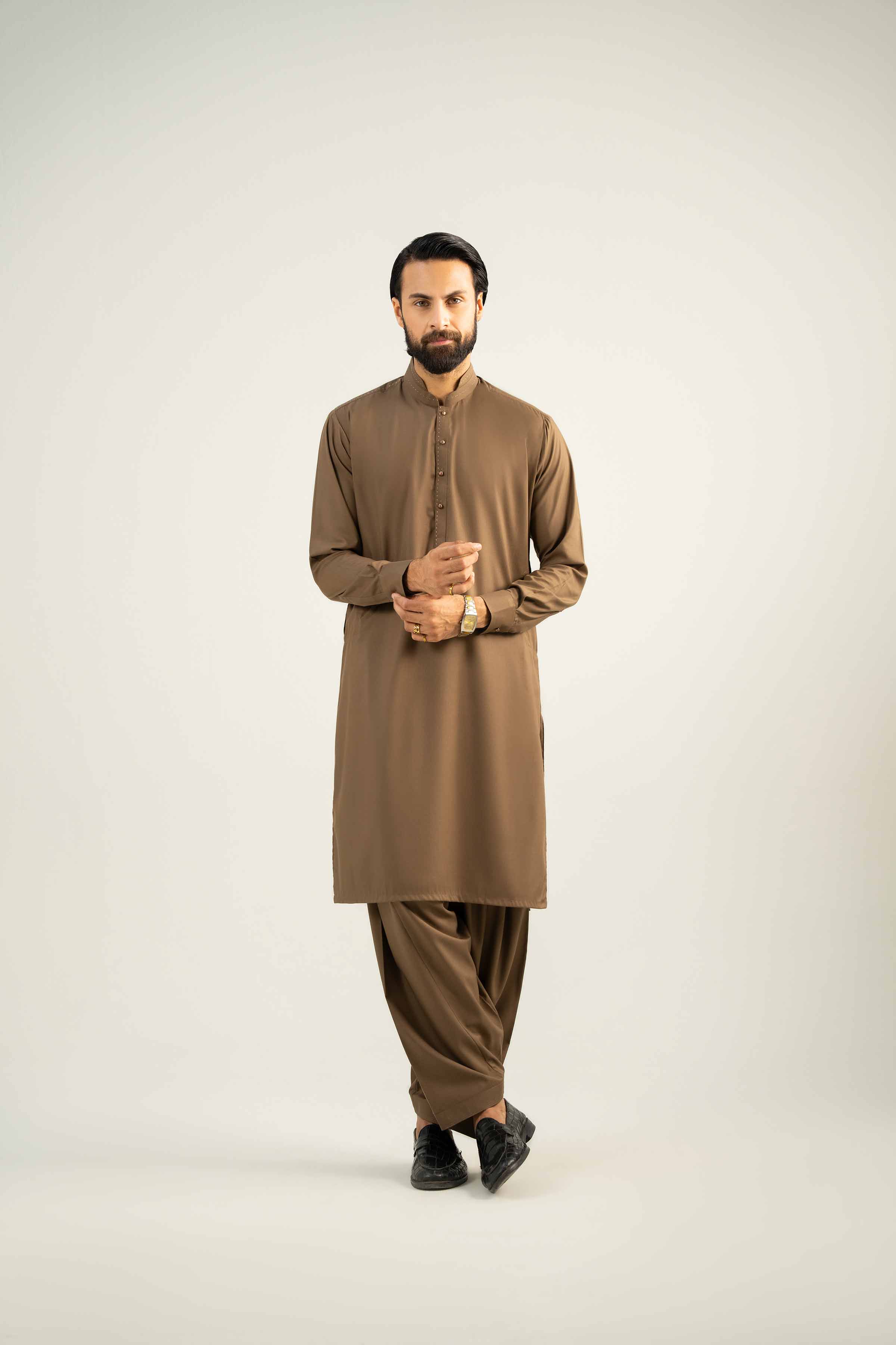 2 Piece - Embroidered Suit - NMST-SM25-6