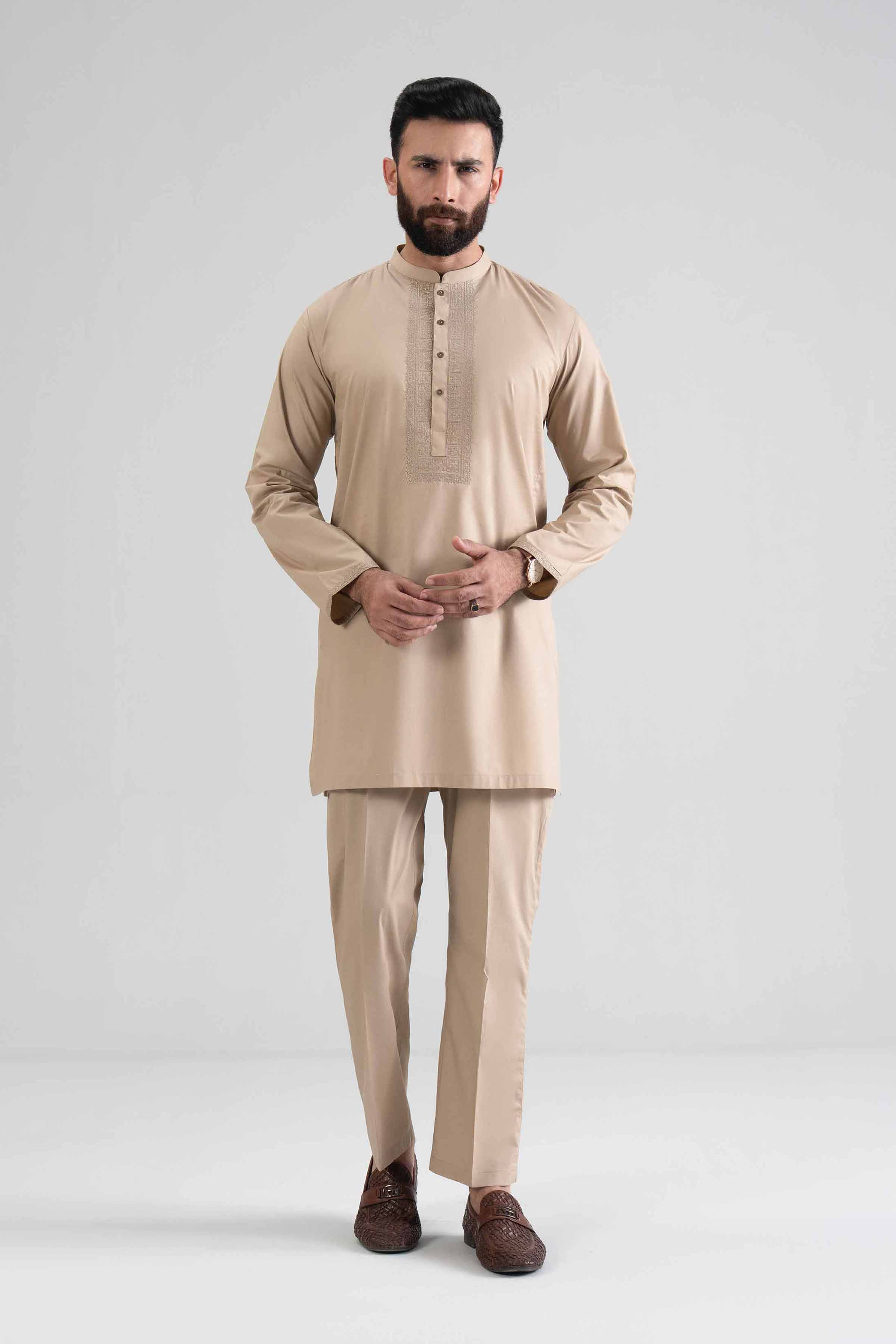 2 Piece - Embroidered Suit - NQ26-003