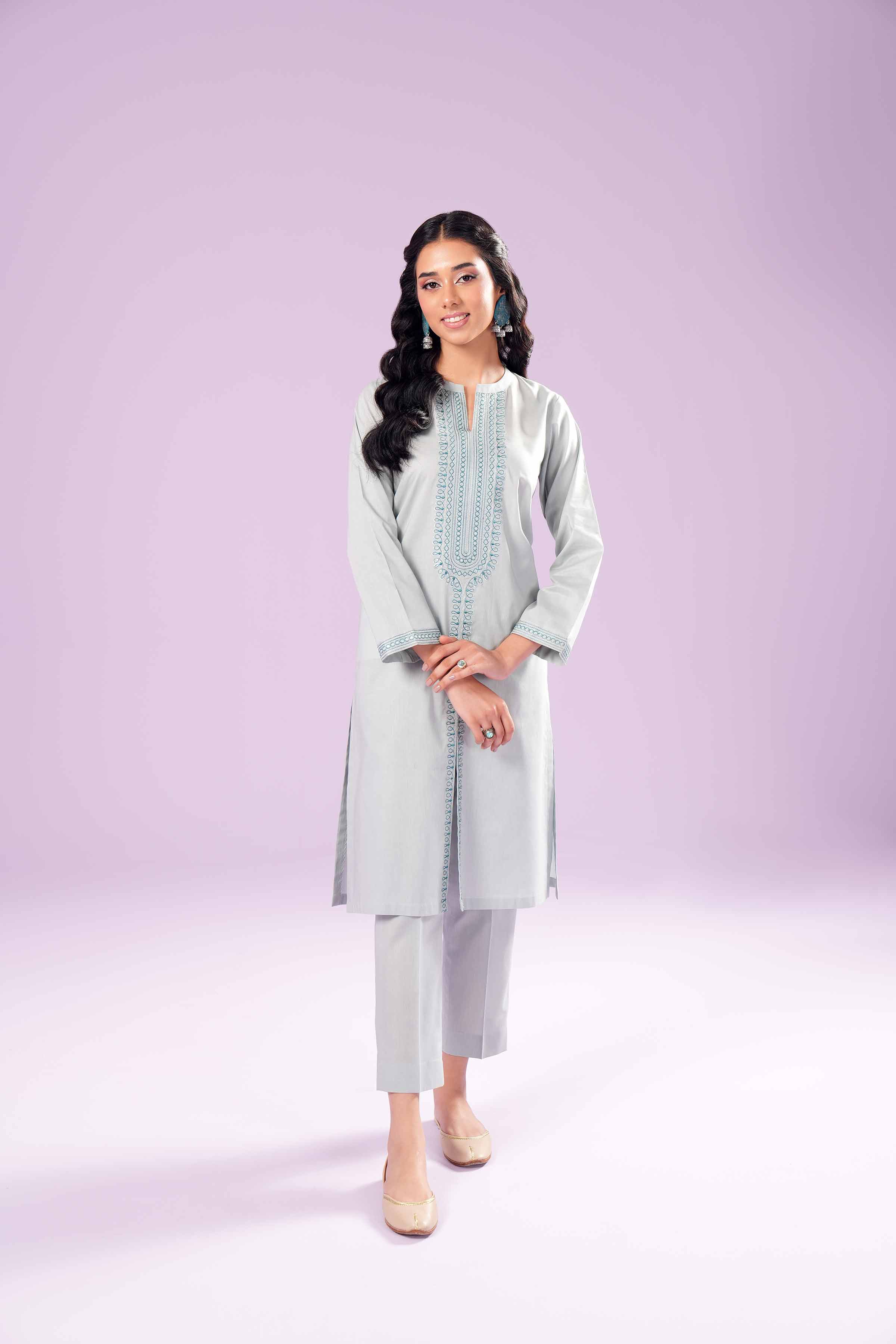 2 Piece - Embroidered Suit - PE24-109