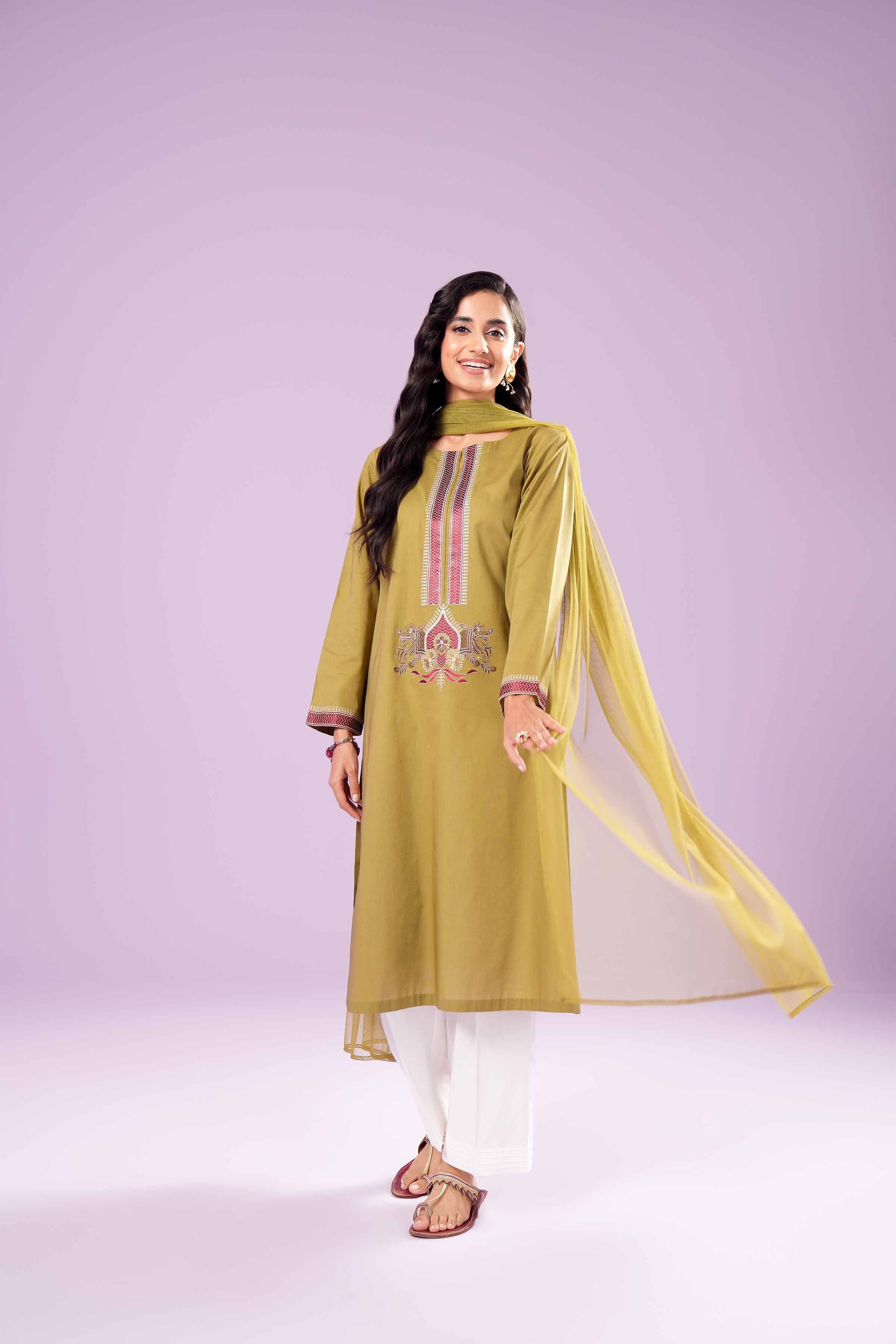 2 Piece - Embroidered Suit - PE24-135