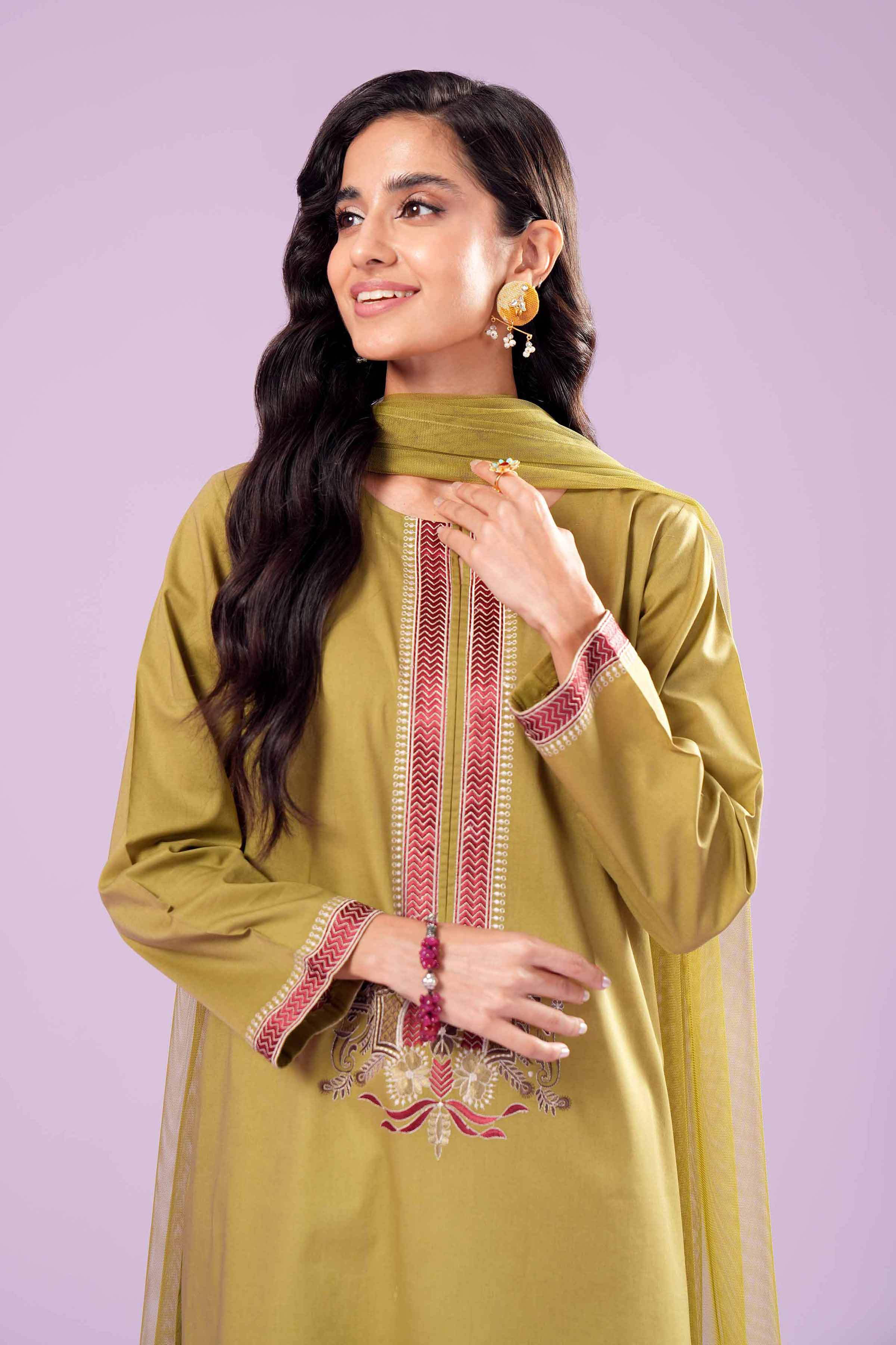2 Piece - Embroidered Suit - PE24-135