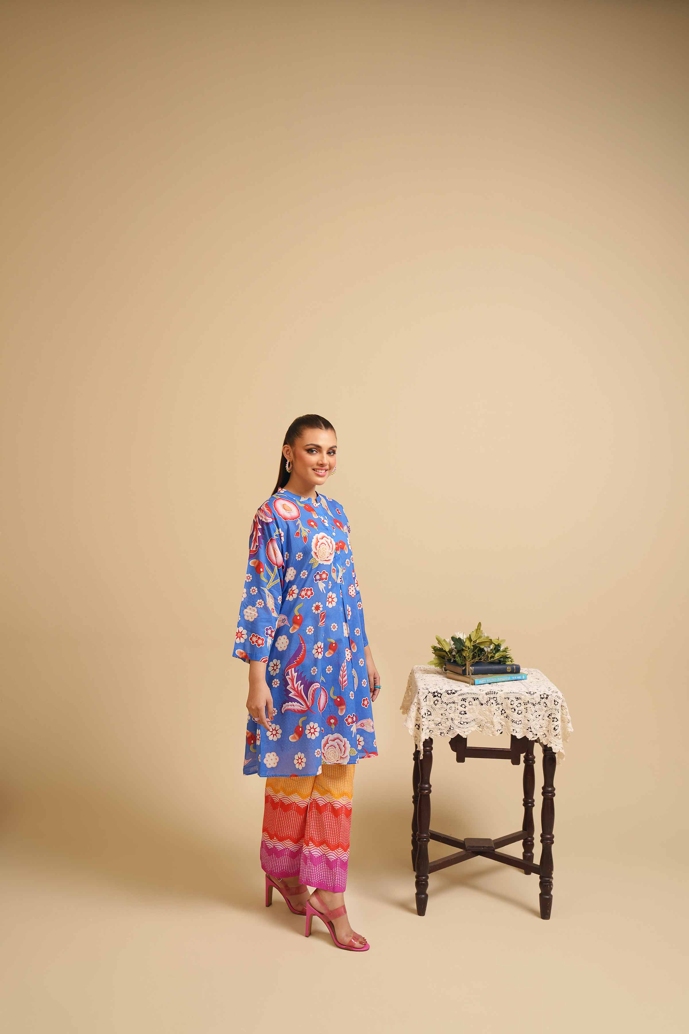 2 Piece - Printed Suit - PE24-222