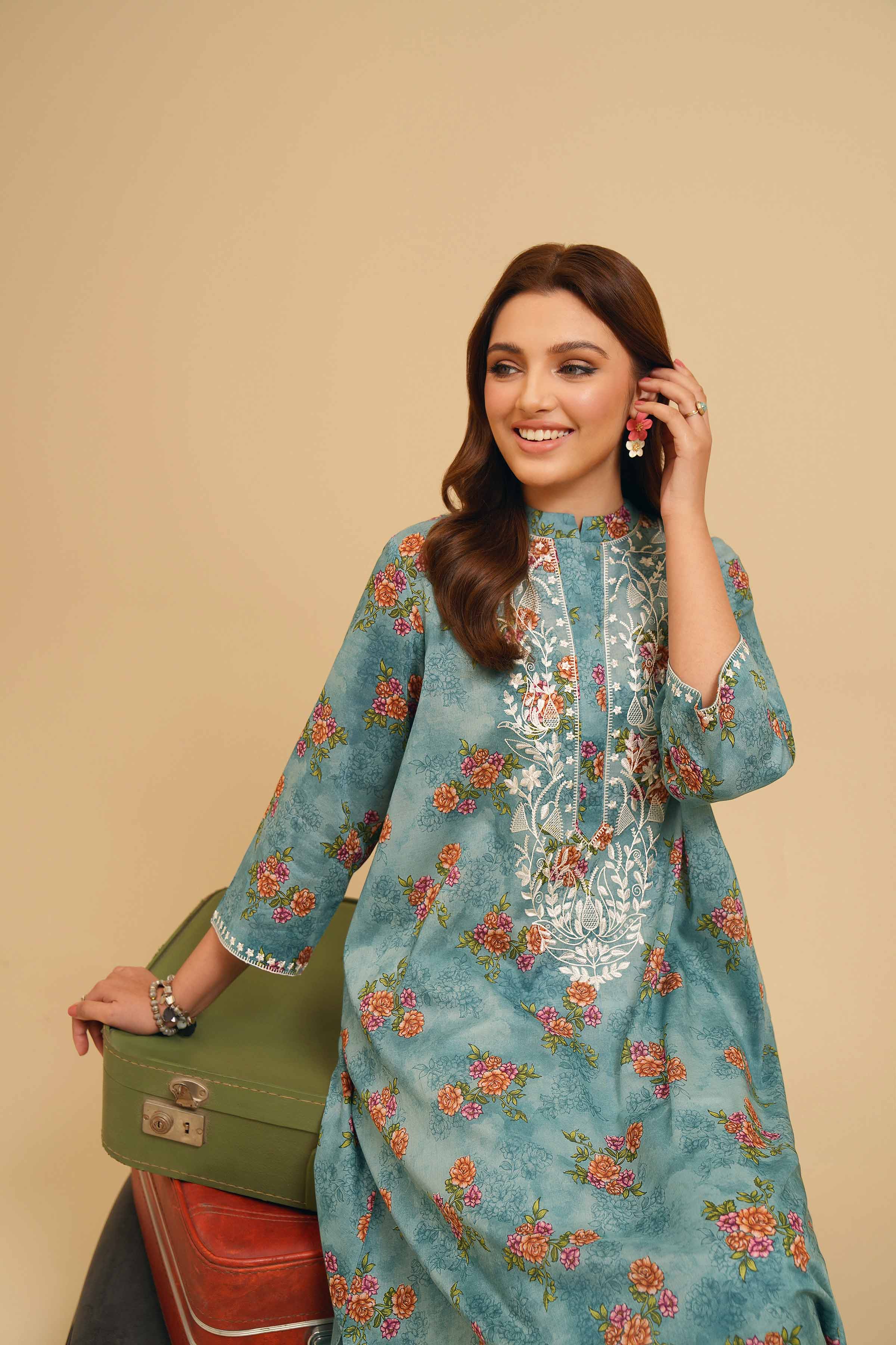 Printed embroidered Shirt - PE24-232