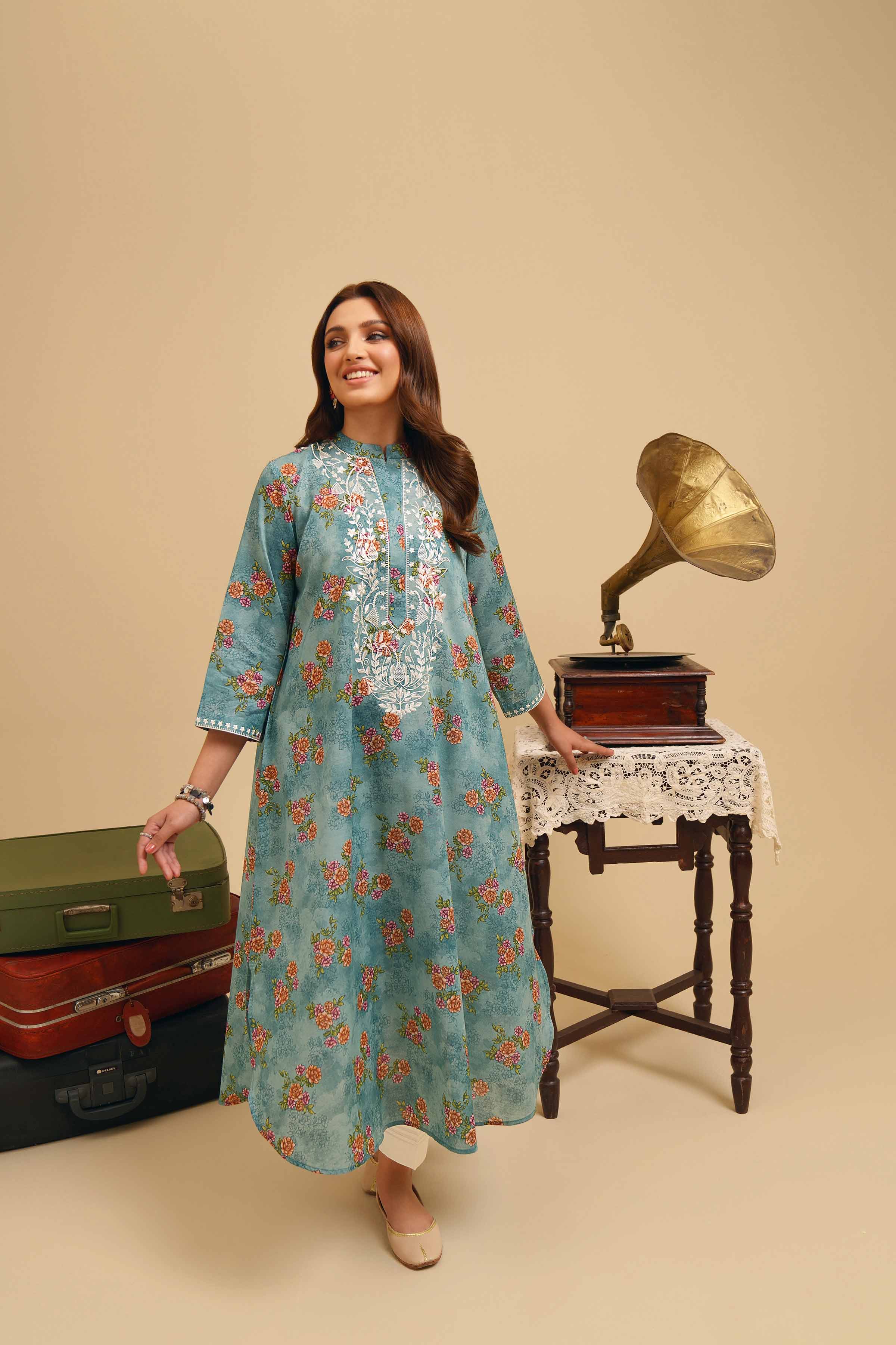 Printed embroidered Shirt - PE24-232