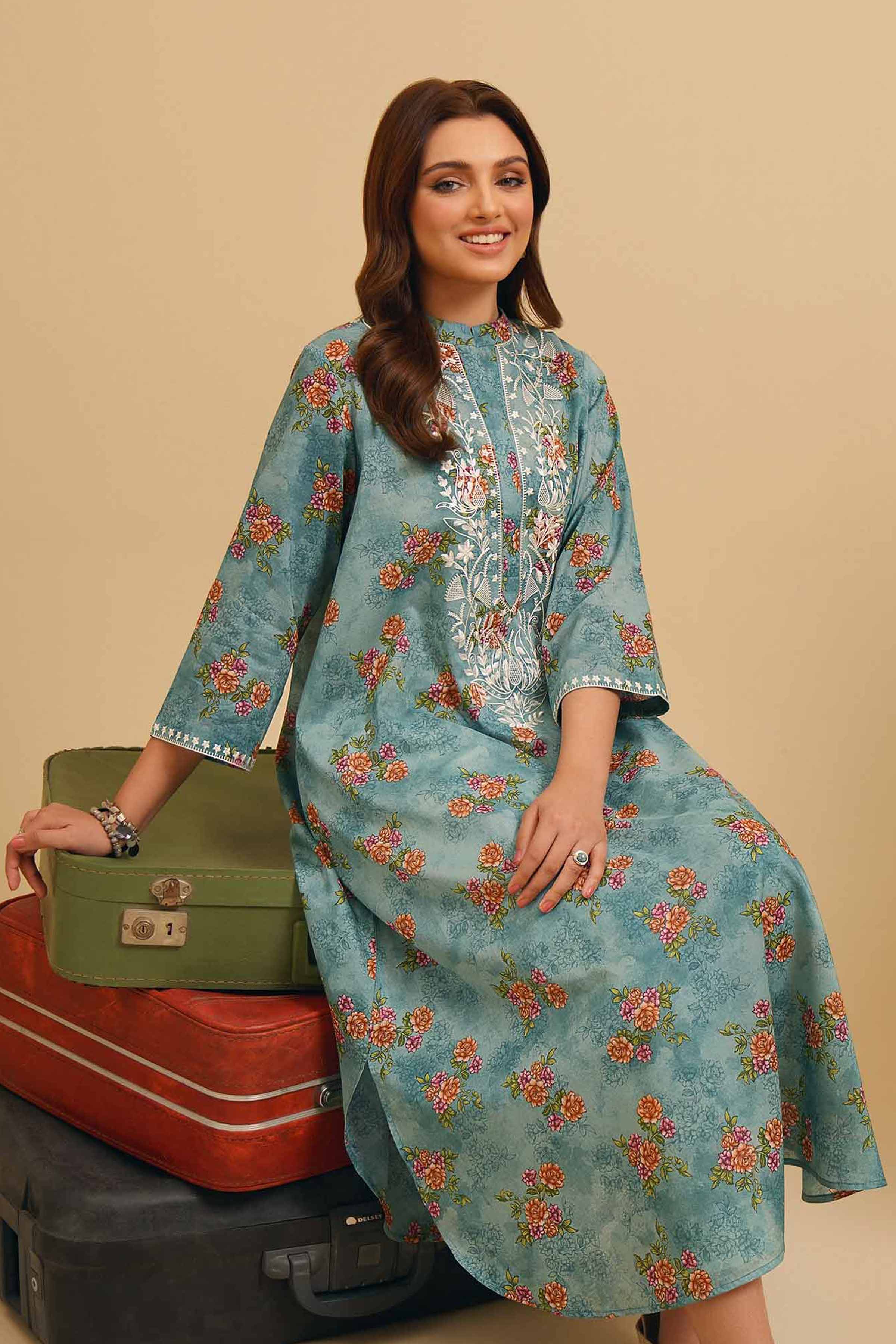 Printed embroidered Shirt - PE24-232