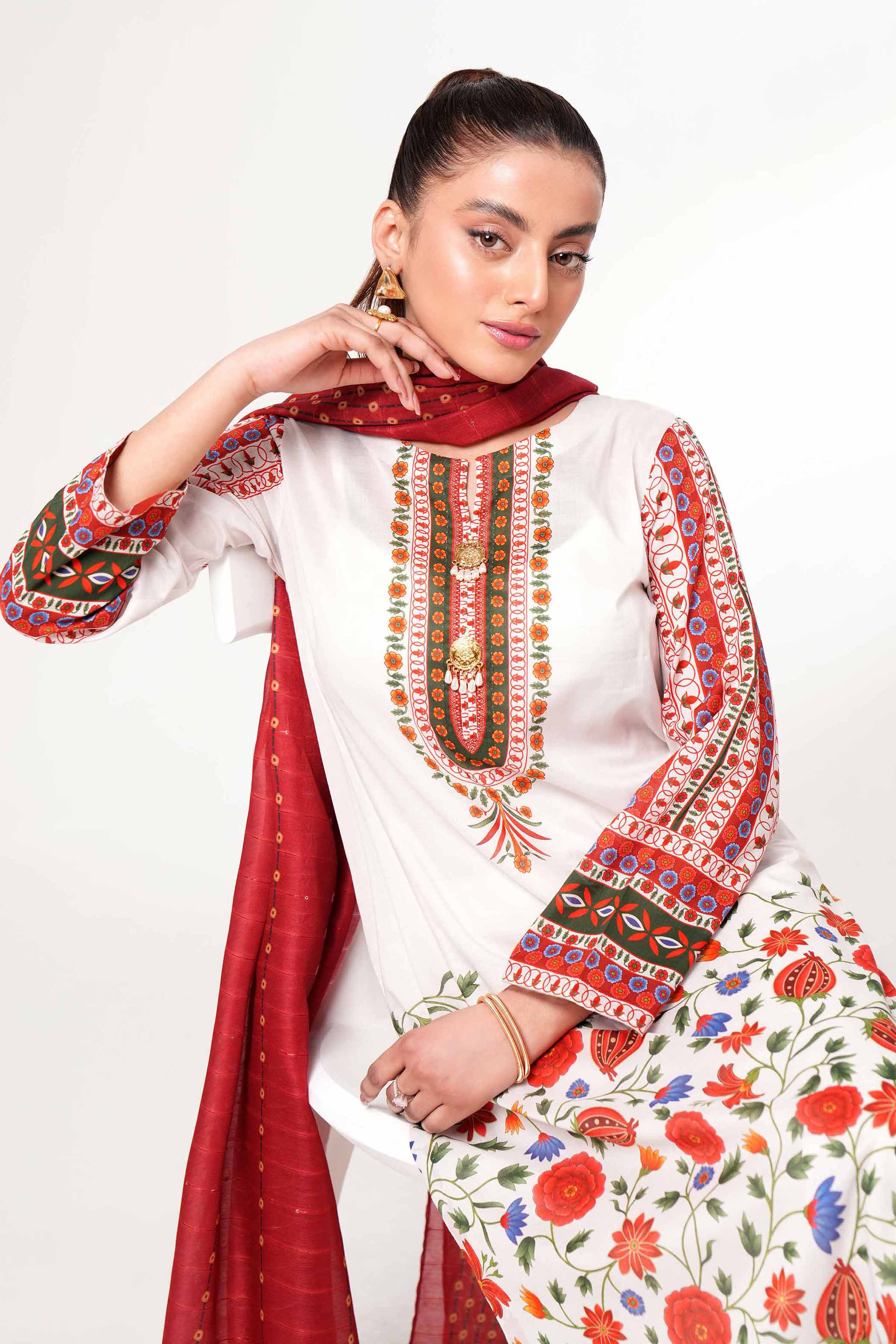 2 Piece - Printed Suit - PE24-243