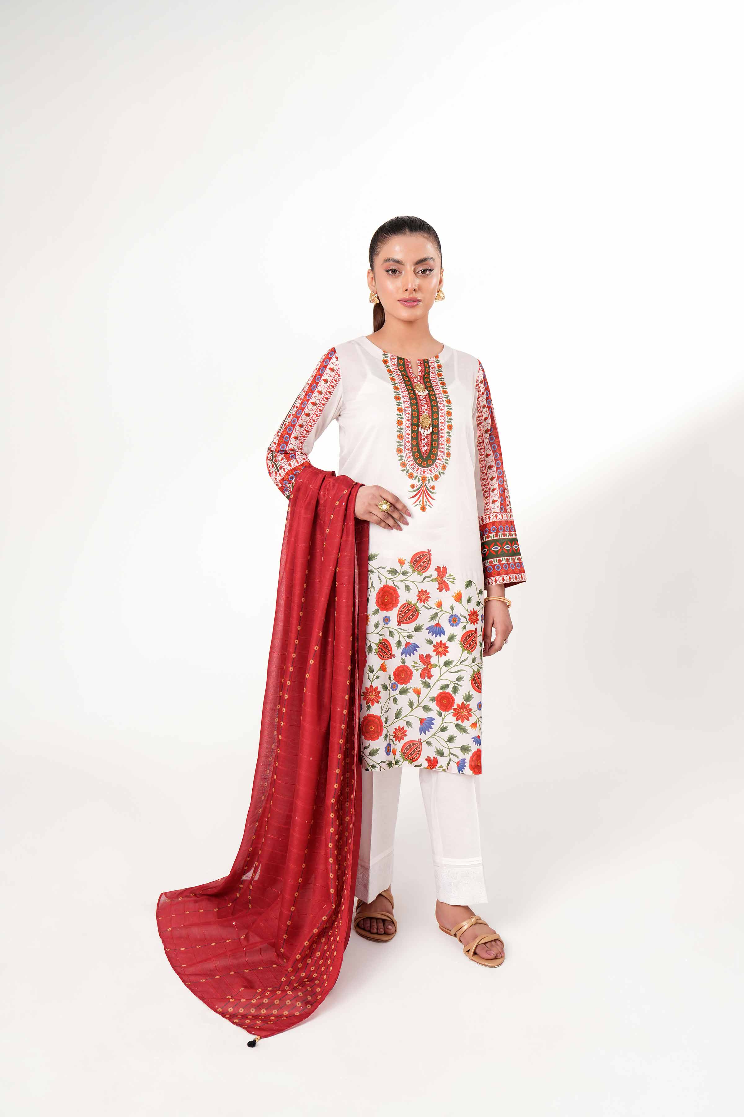 2 Piece - Printed Suit - PE24-243