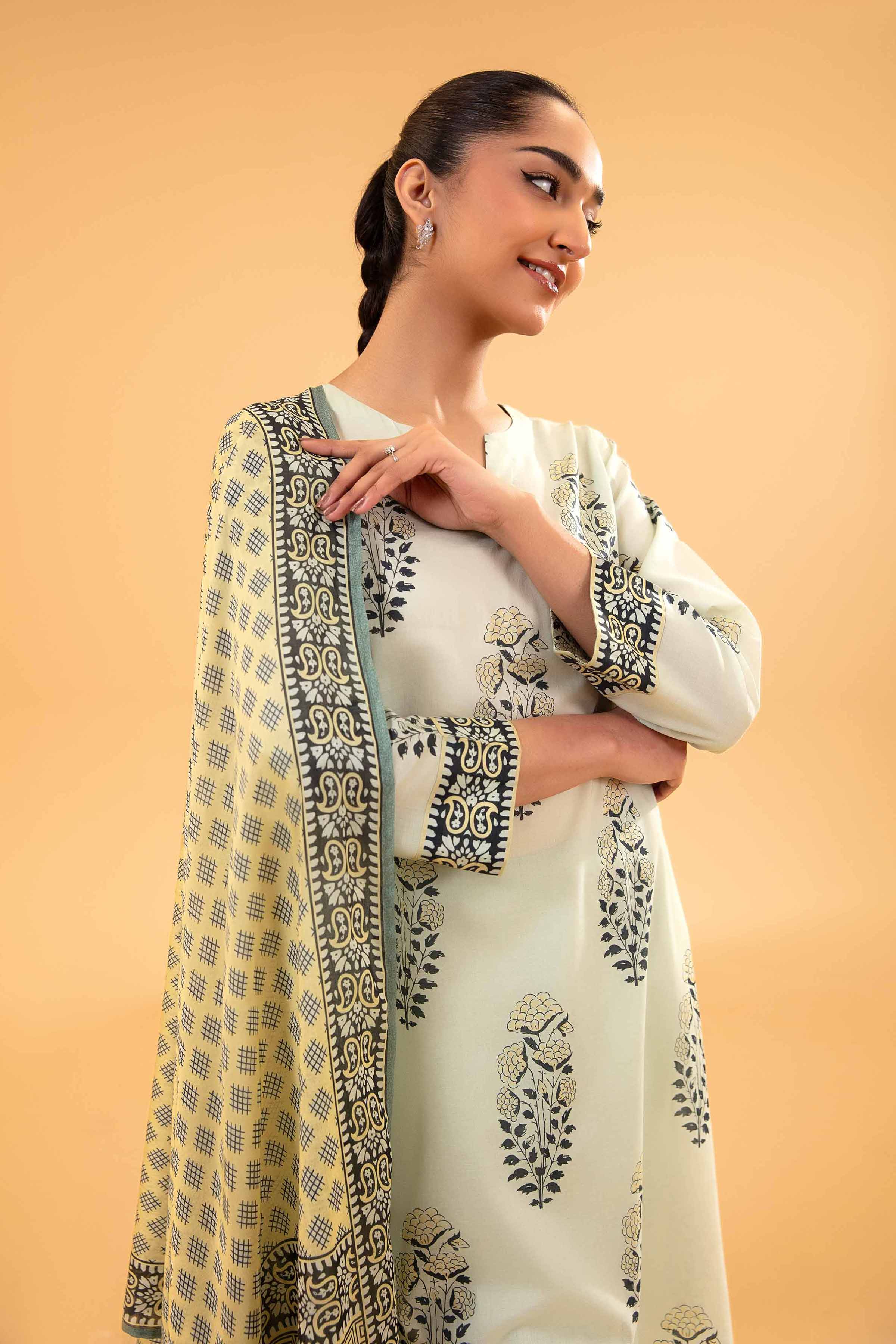 3 Piece - Printed Suit - PE24-251
