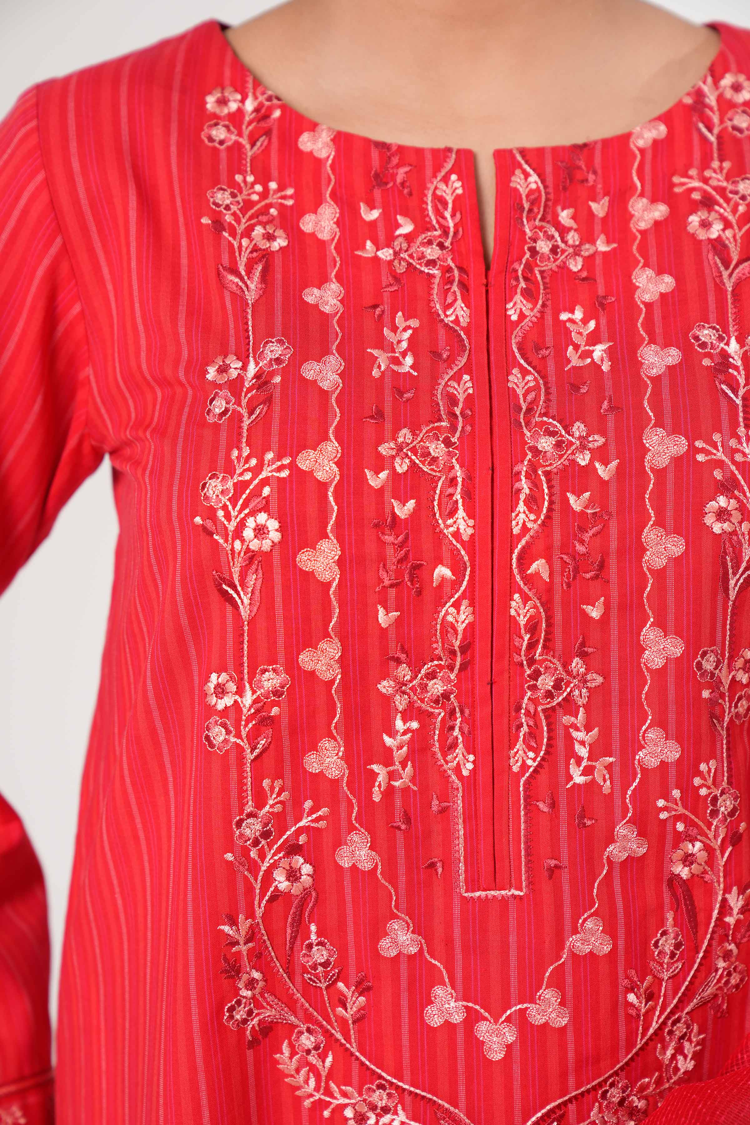 2 Piece - Embroidered Suit - PE24-26