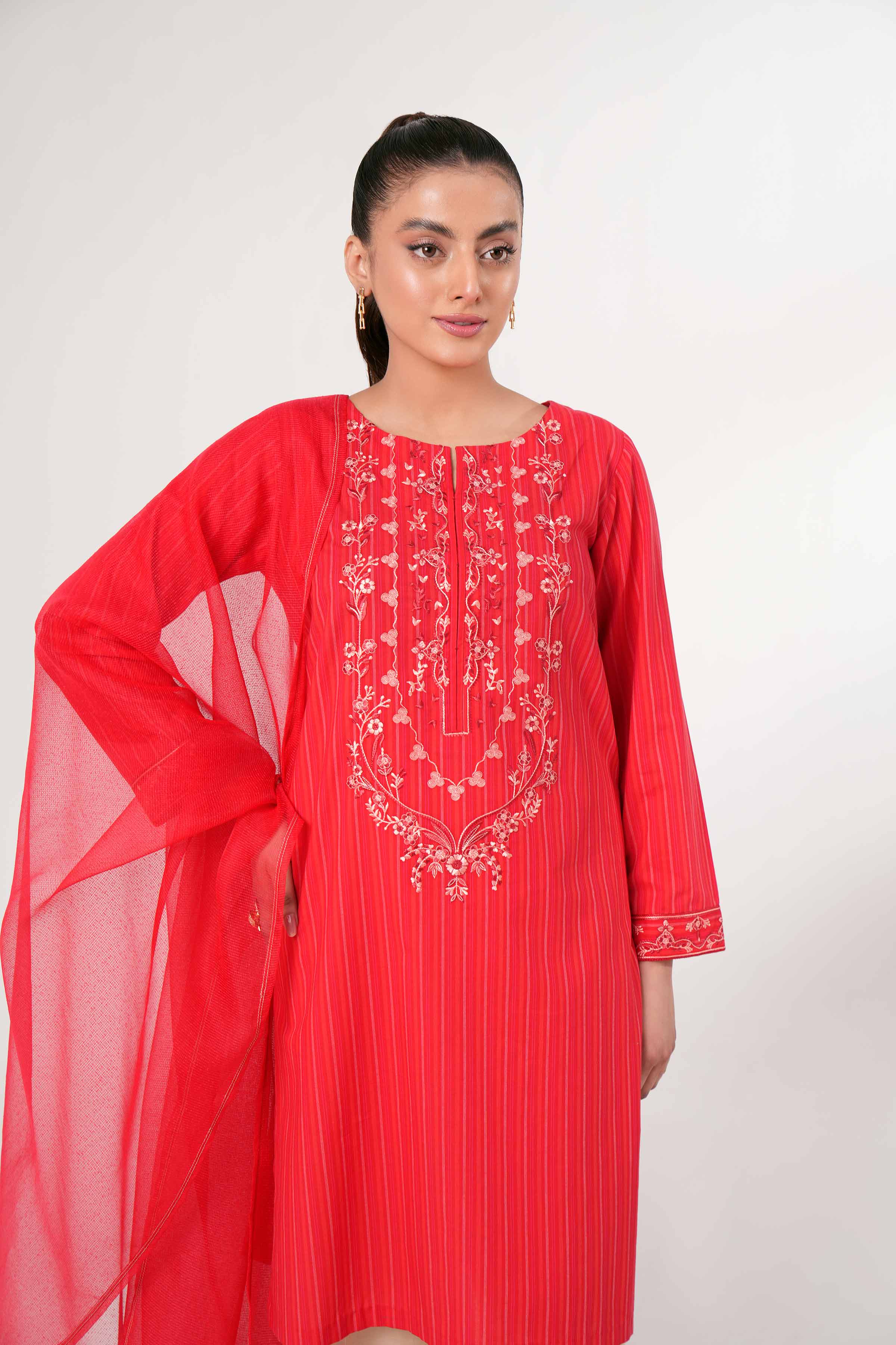 2 Piece - Embroidered Suit - PE24-26