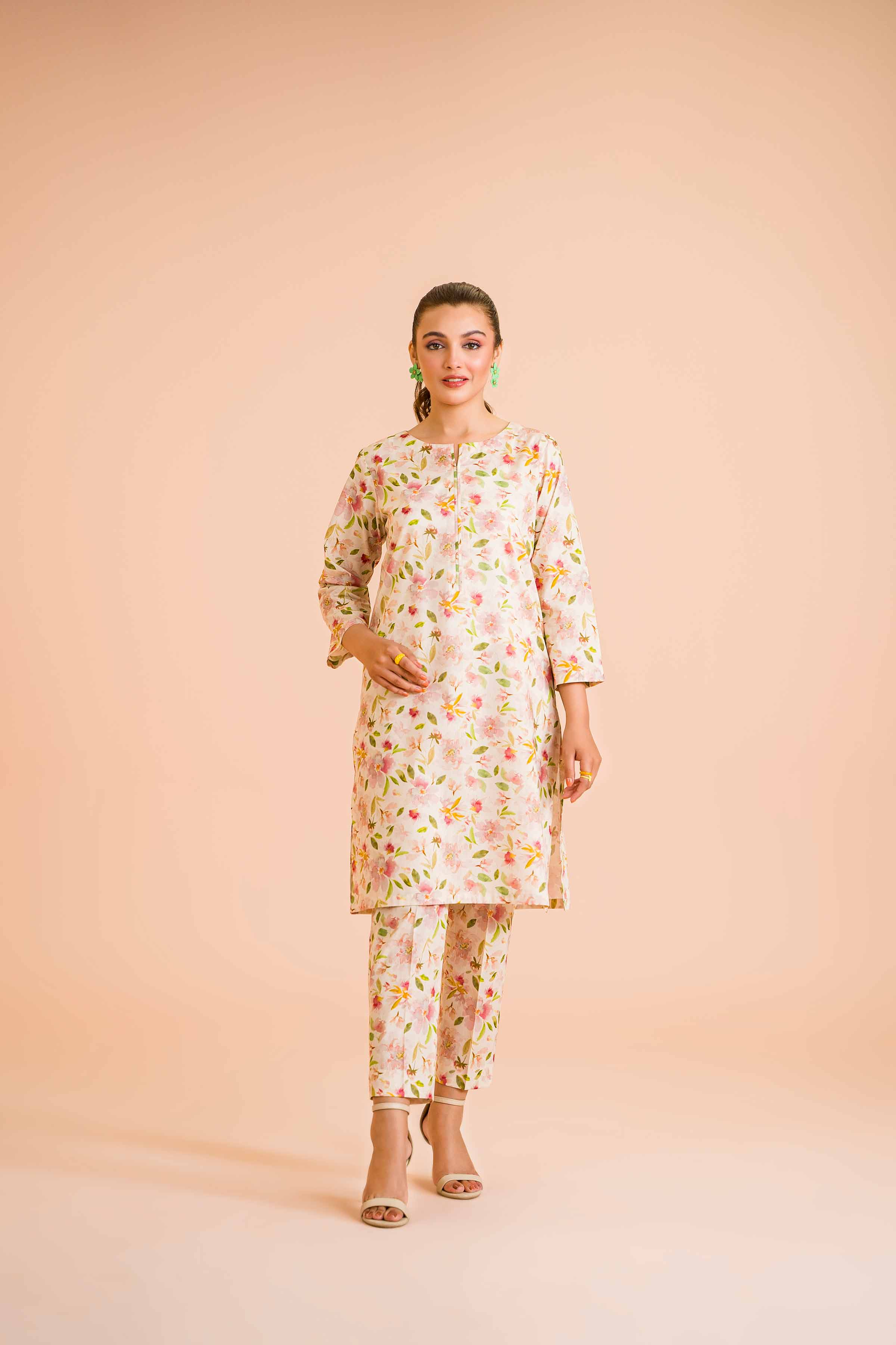 2 Piece - Printed Suit - PE24-346