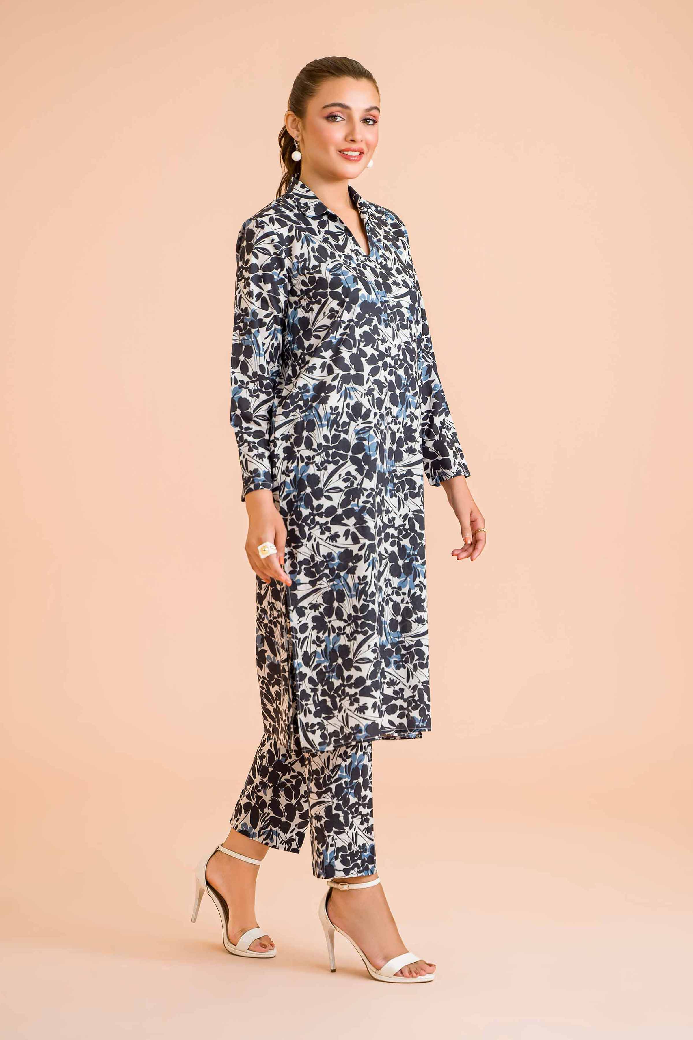 2 Piece - Printed Suit - PE24-350