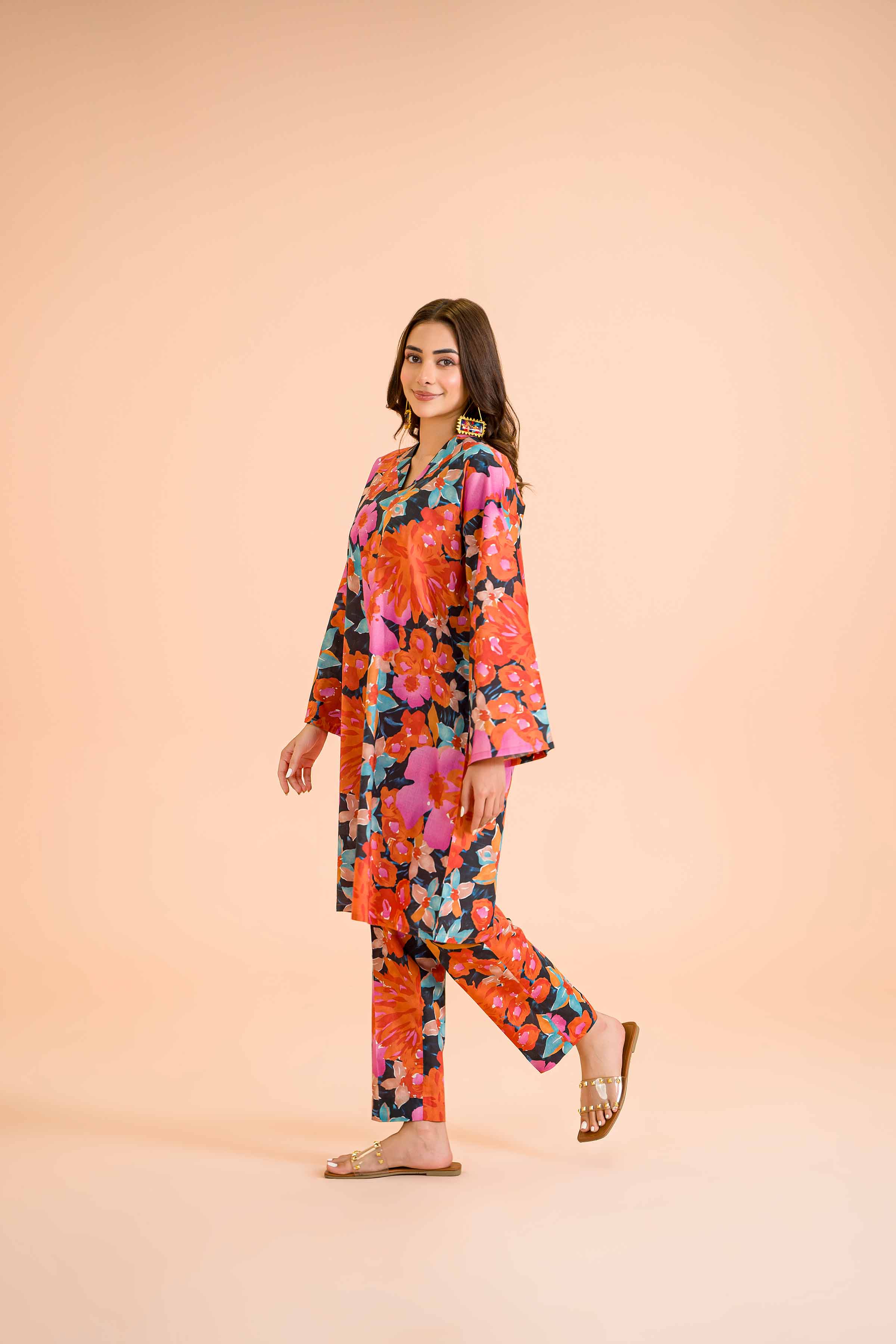 2 Piece - Printed Suit - PE24-355