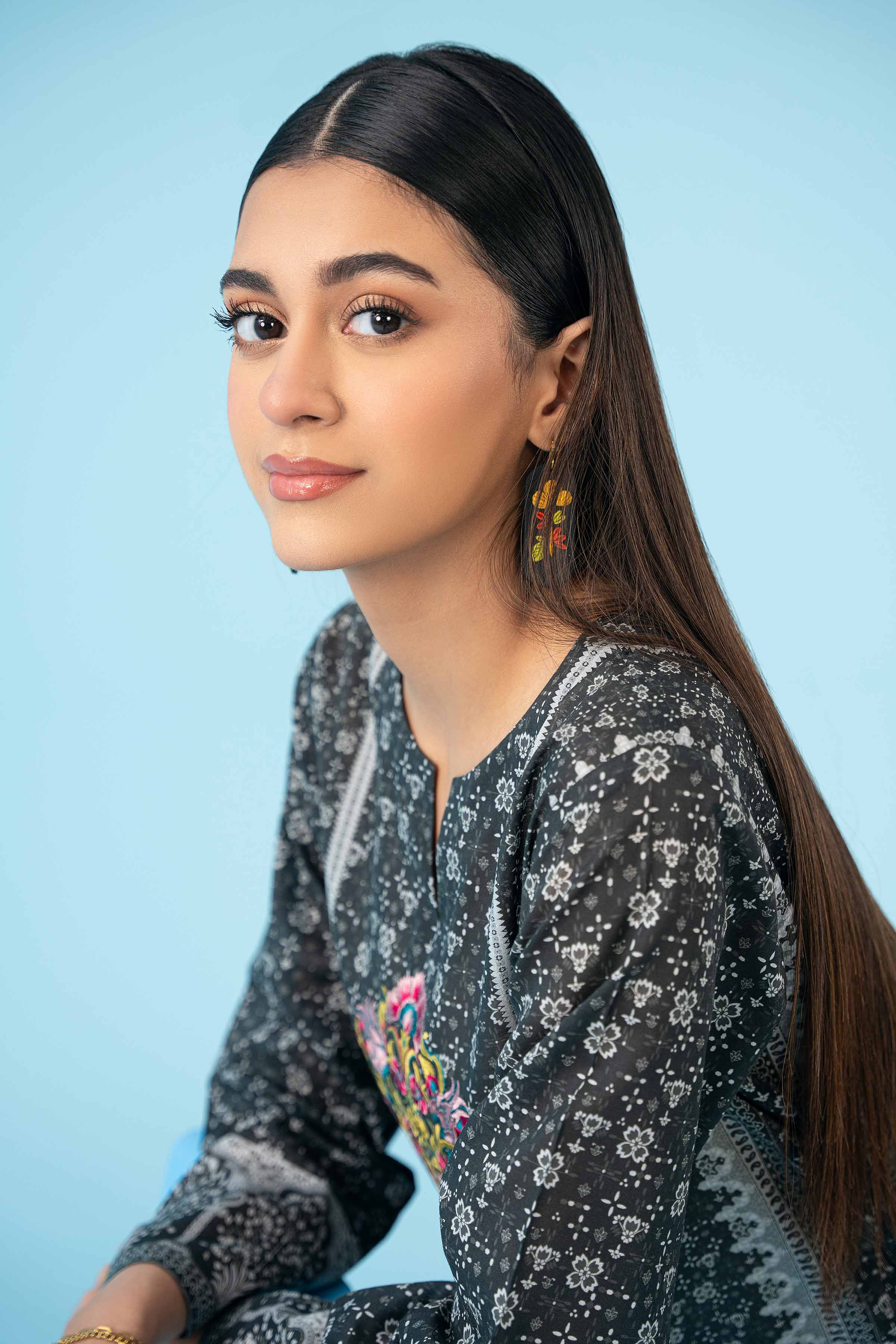 Printed Embroidered Shirt - PE24-358