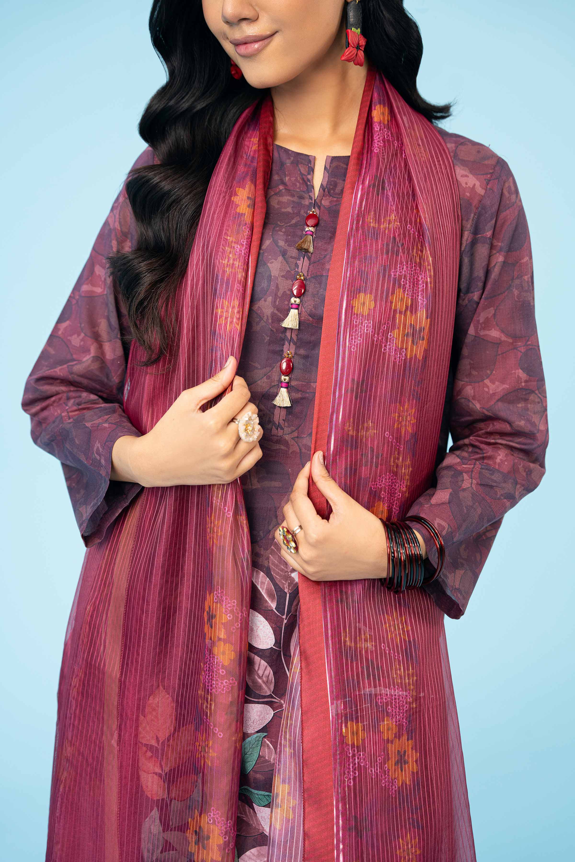 2 Piece - Printed Suit - PE24-374