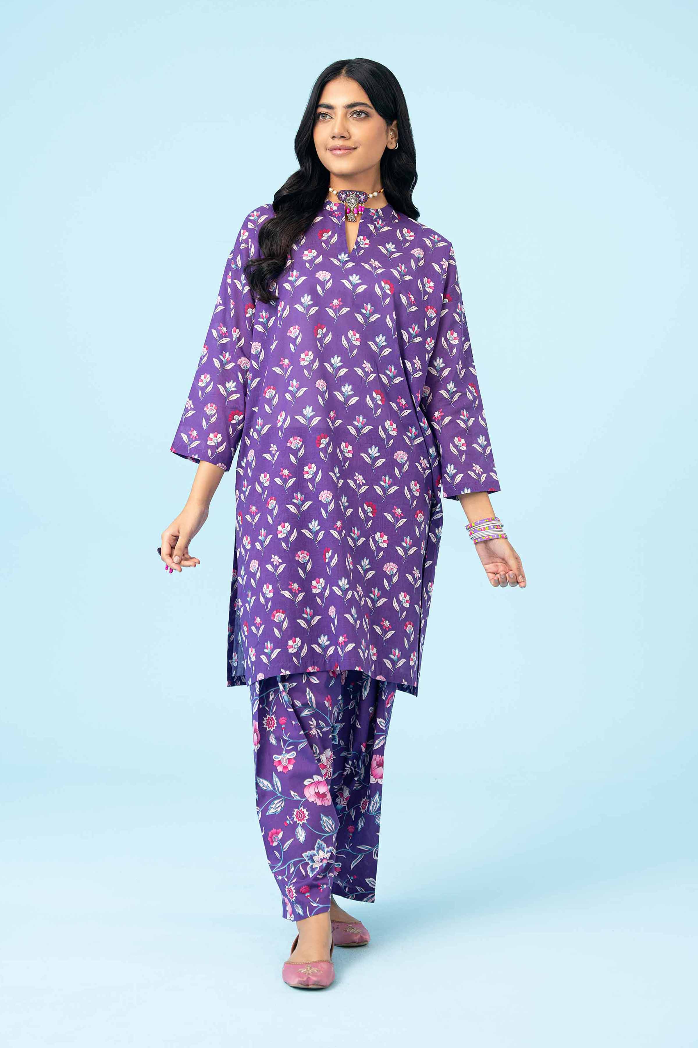 2 Piece - Printed Suit - PE24-380