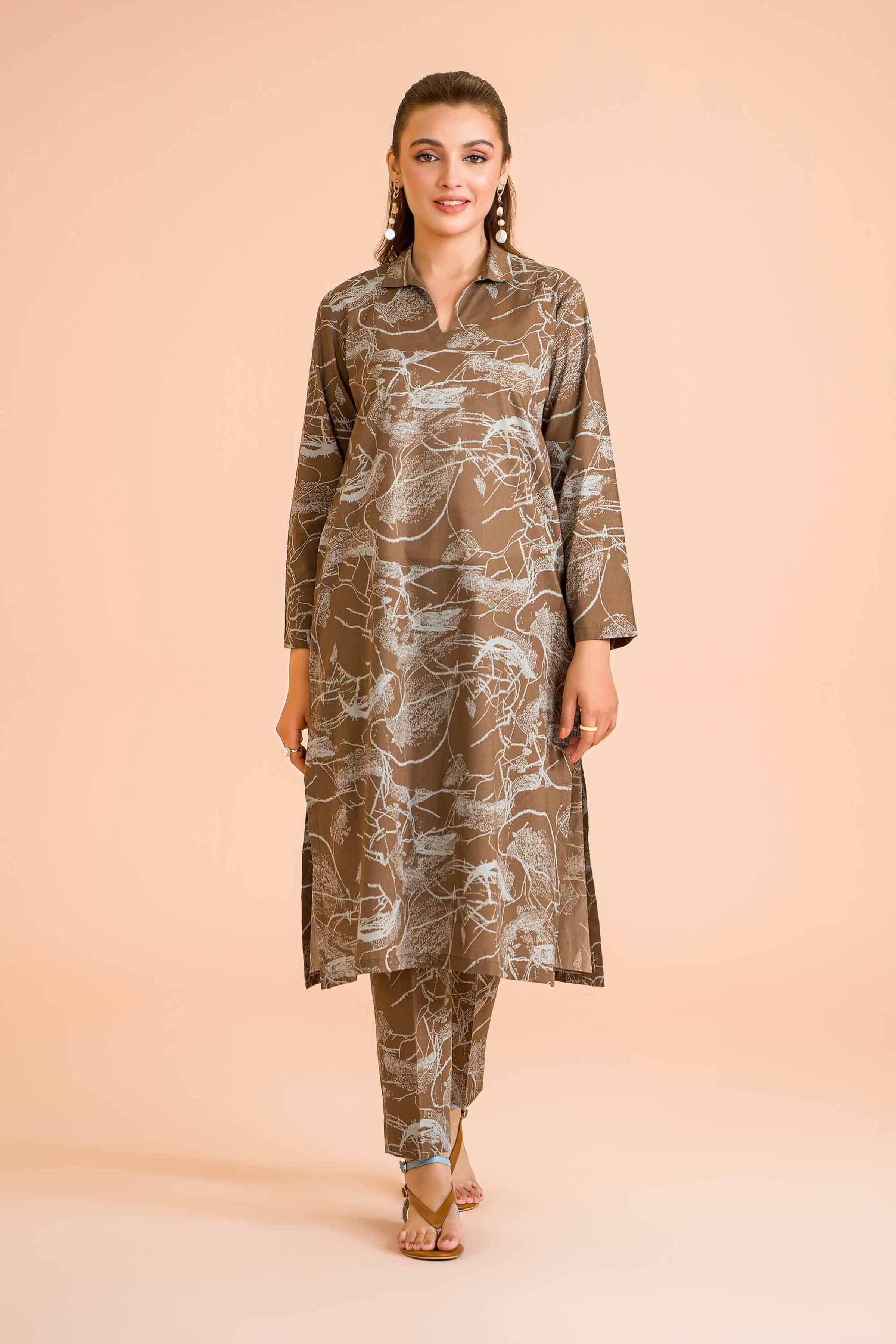 2 Piece - Printed Suit - PE24-401