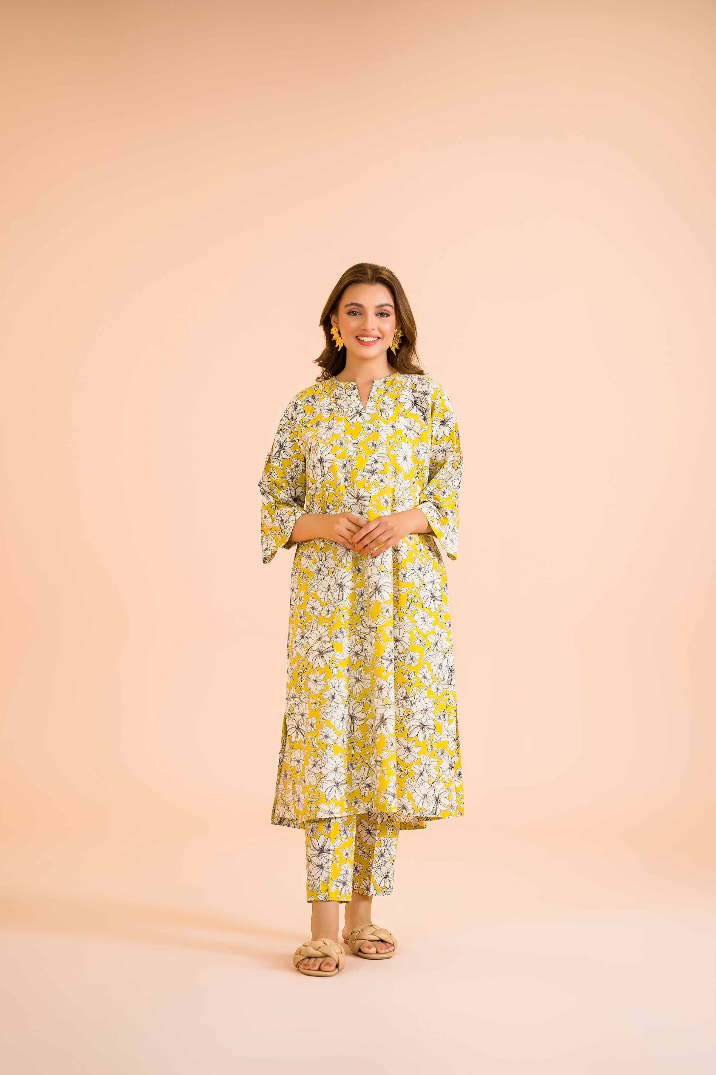 2 Piece - Printed Suit - PE24-408