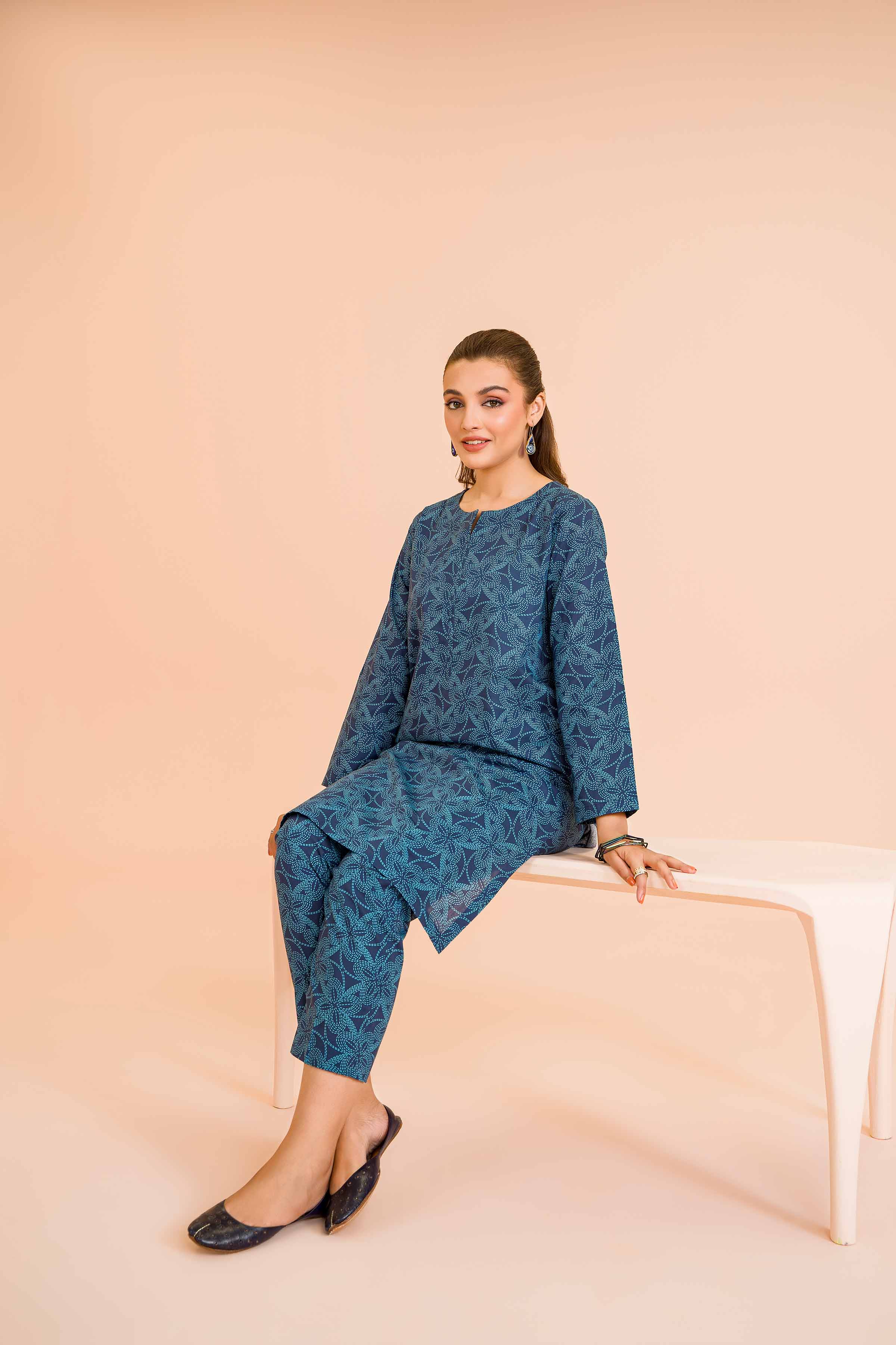 2 Piece - Printed Suit - PE24-410
