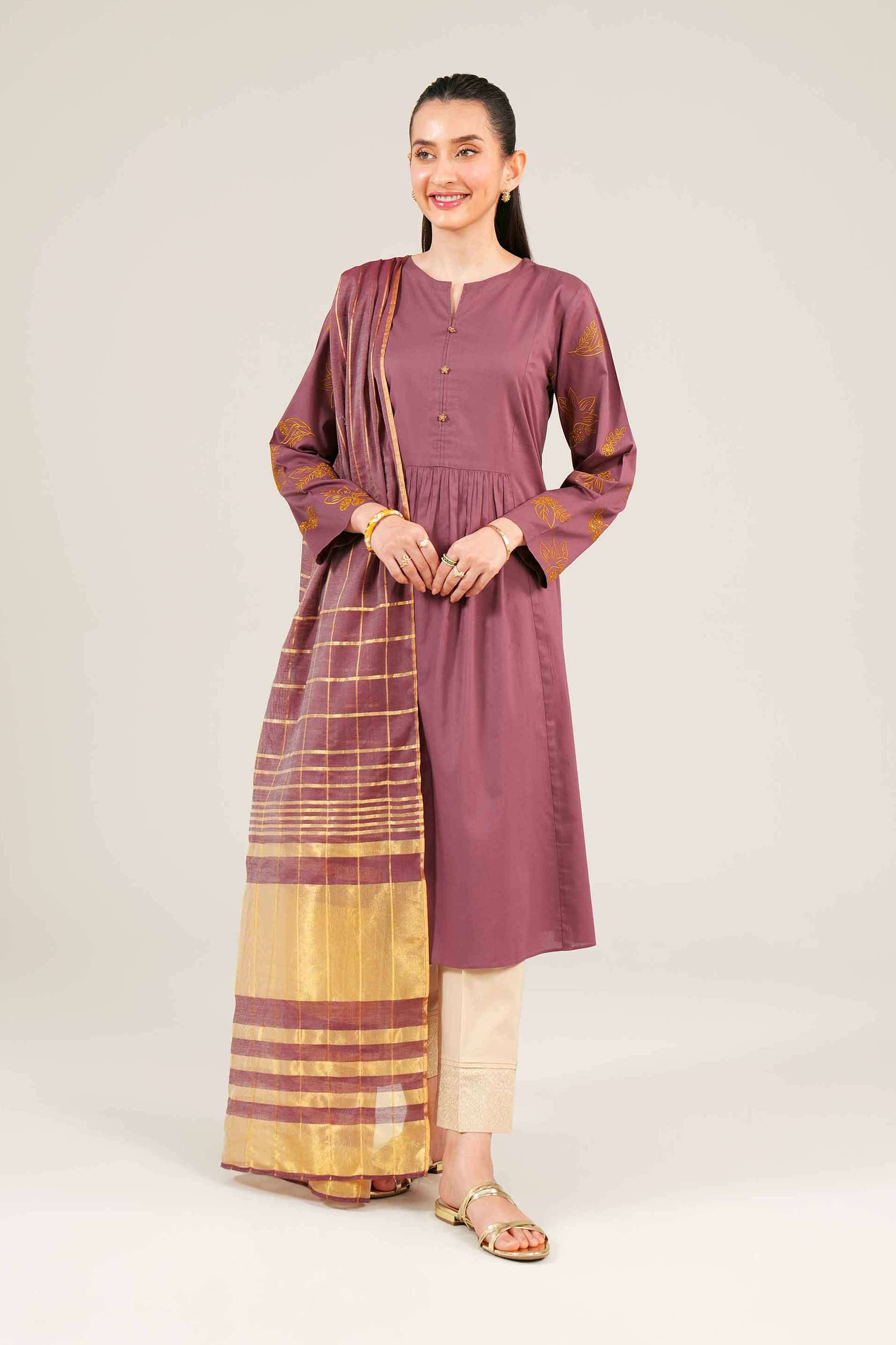 2 Piece - Embroidered Suit - PE24-83