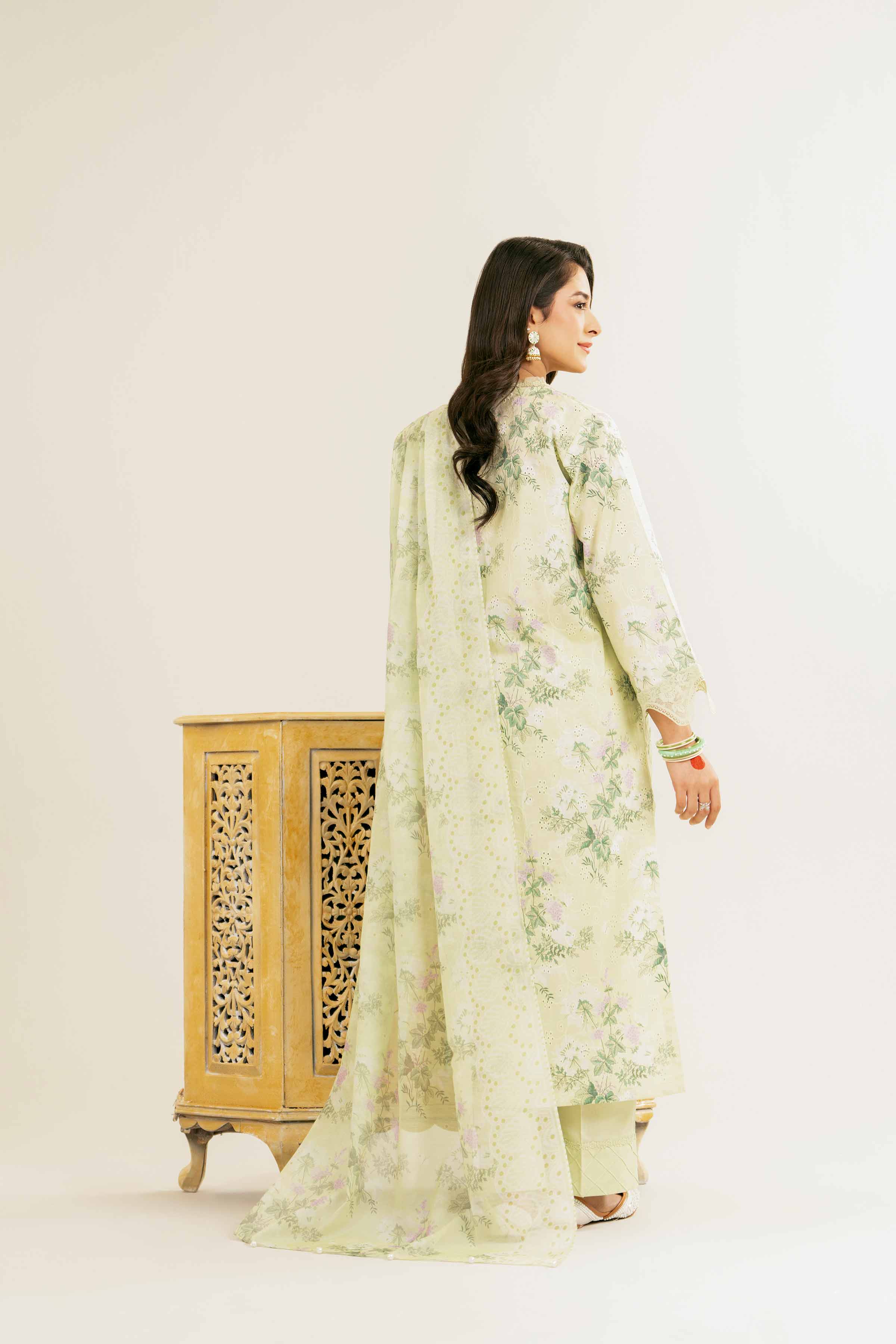 3 Piece - Printed Suit - PE25-107